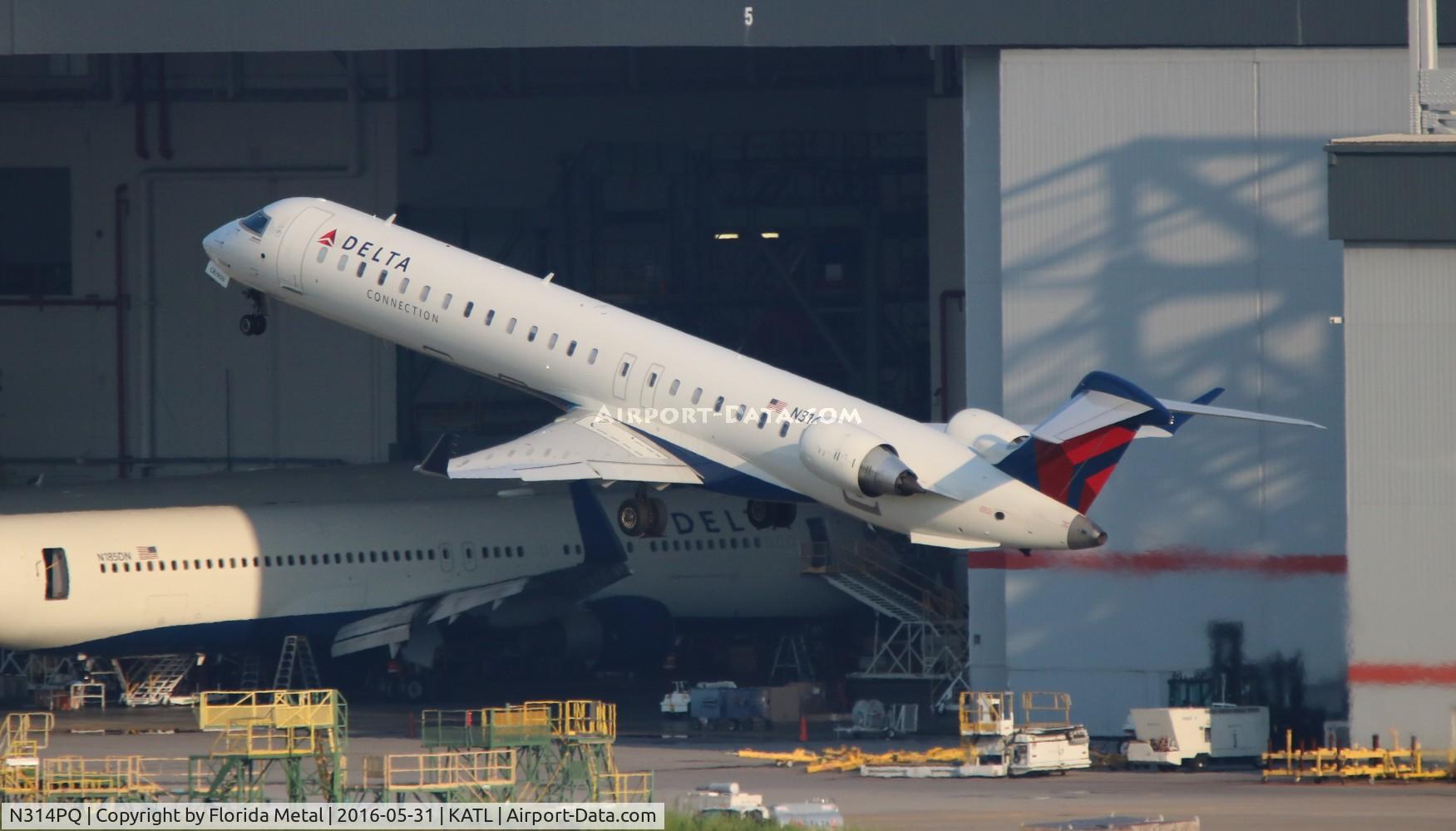 N314PQ, 2014 Bombardier CRJ-900ER (CL-600-2D24) C/N 15314, END/DAL CRJ zx ATL-CAE
