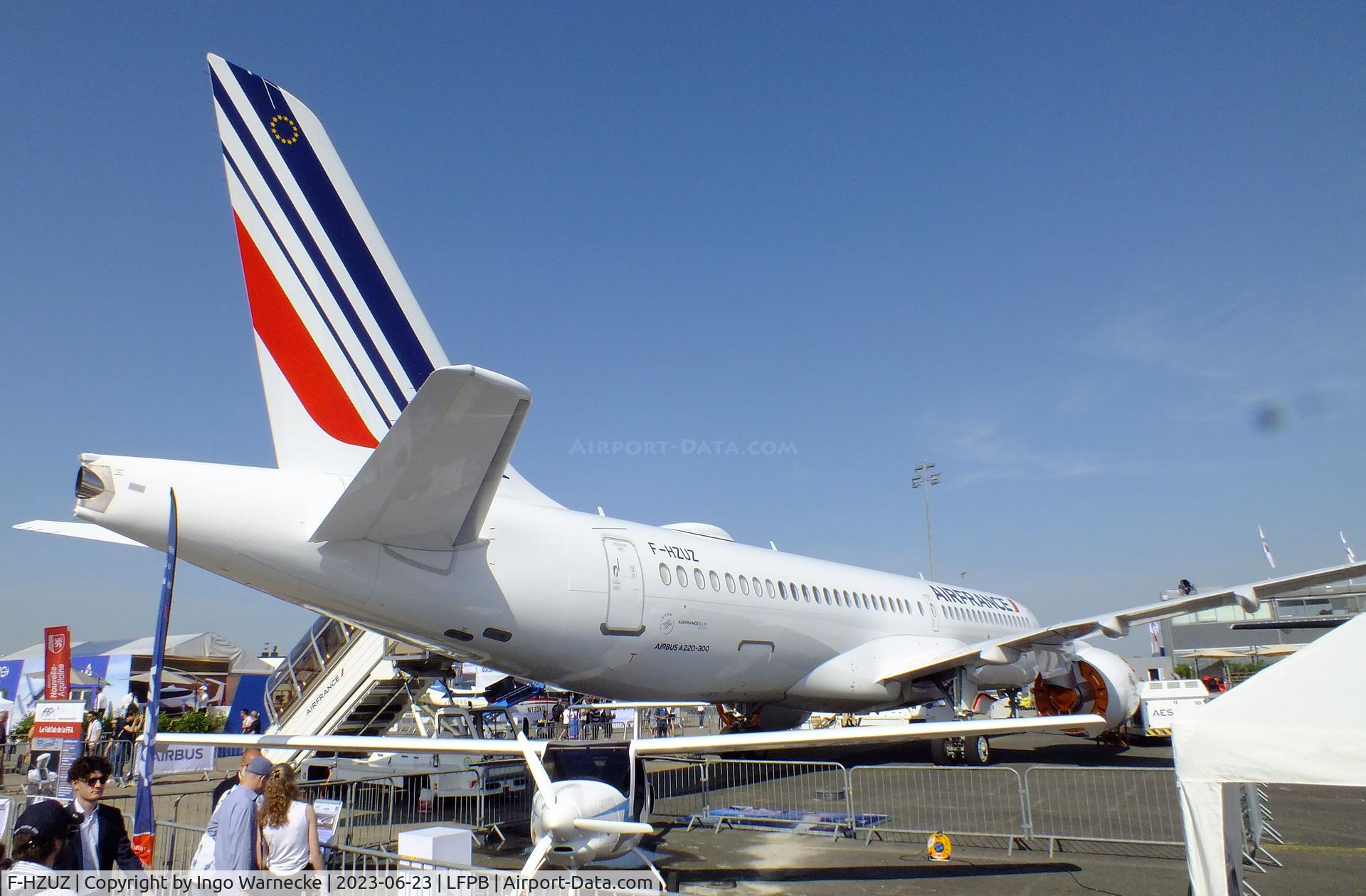 F-HZUZ, 2023 Airbus A220-300 C/N 55223, Airbus A220-300 of Air France at the Aerosalon 2023, Paris