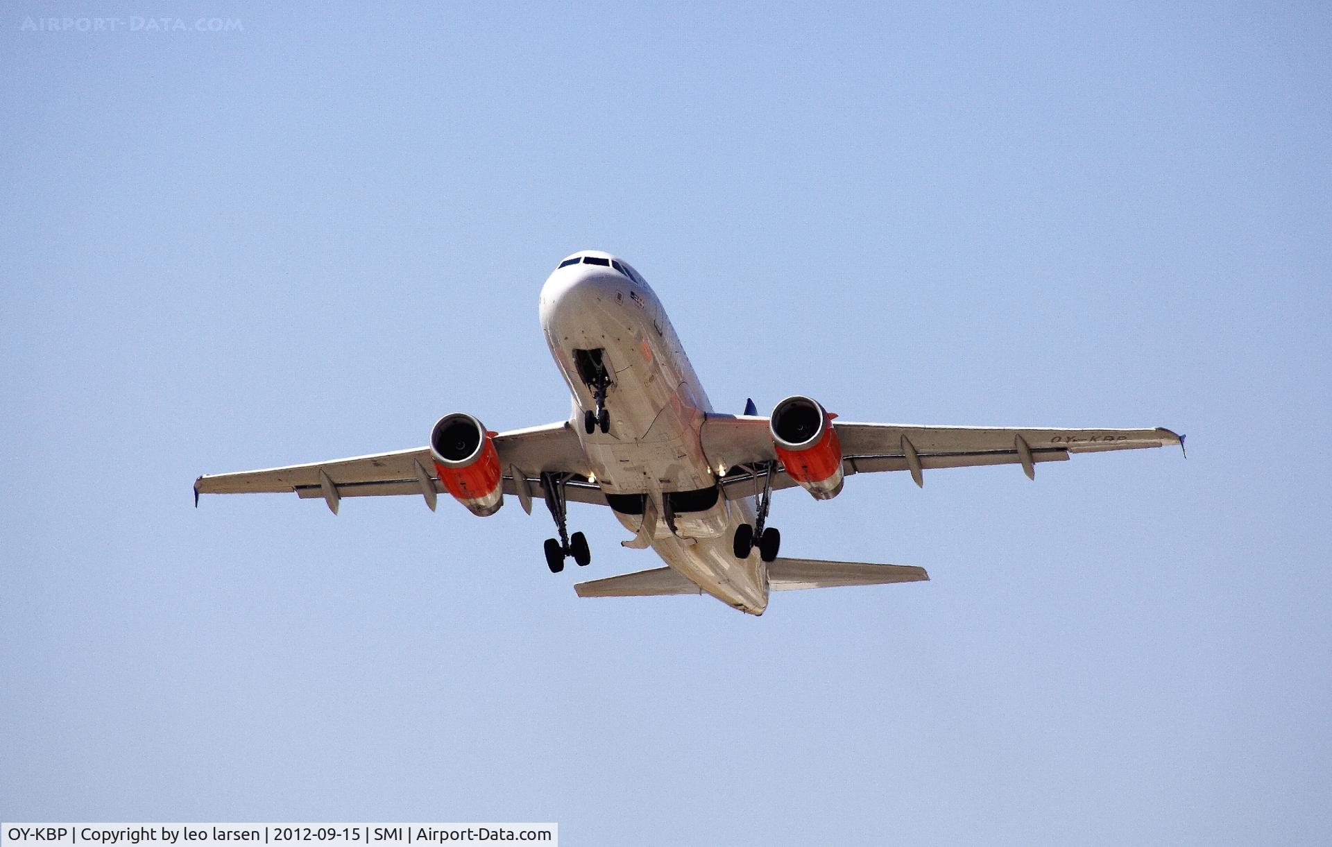 OY-KBP, 2006 Airbus A319-132 C/N 2888, Samos 15.9.2012