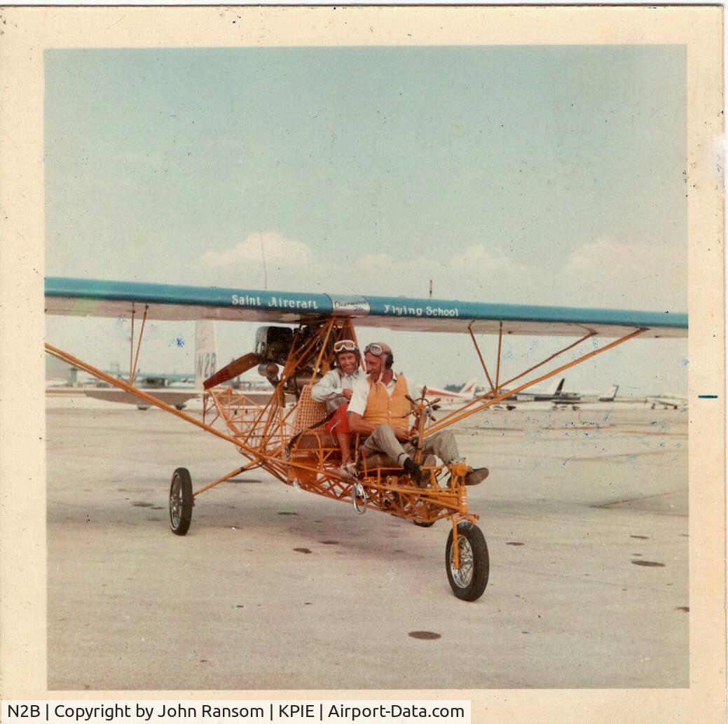 N2B, 1968 Breezy RLU-1 C/N SA-1, Russell St. Arnold, Builder & Pilot, Elizabeth 