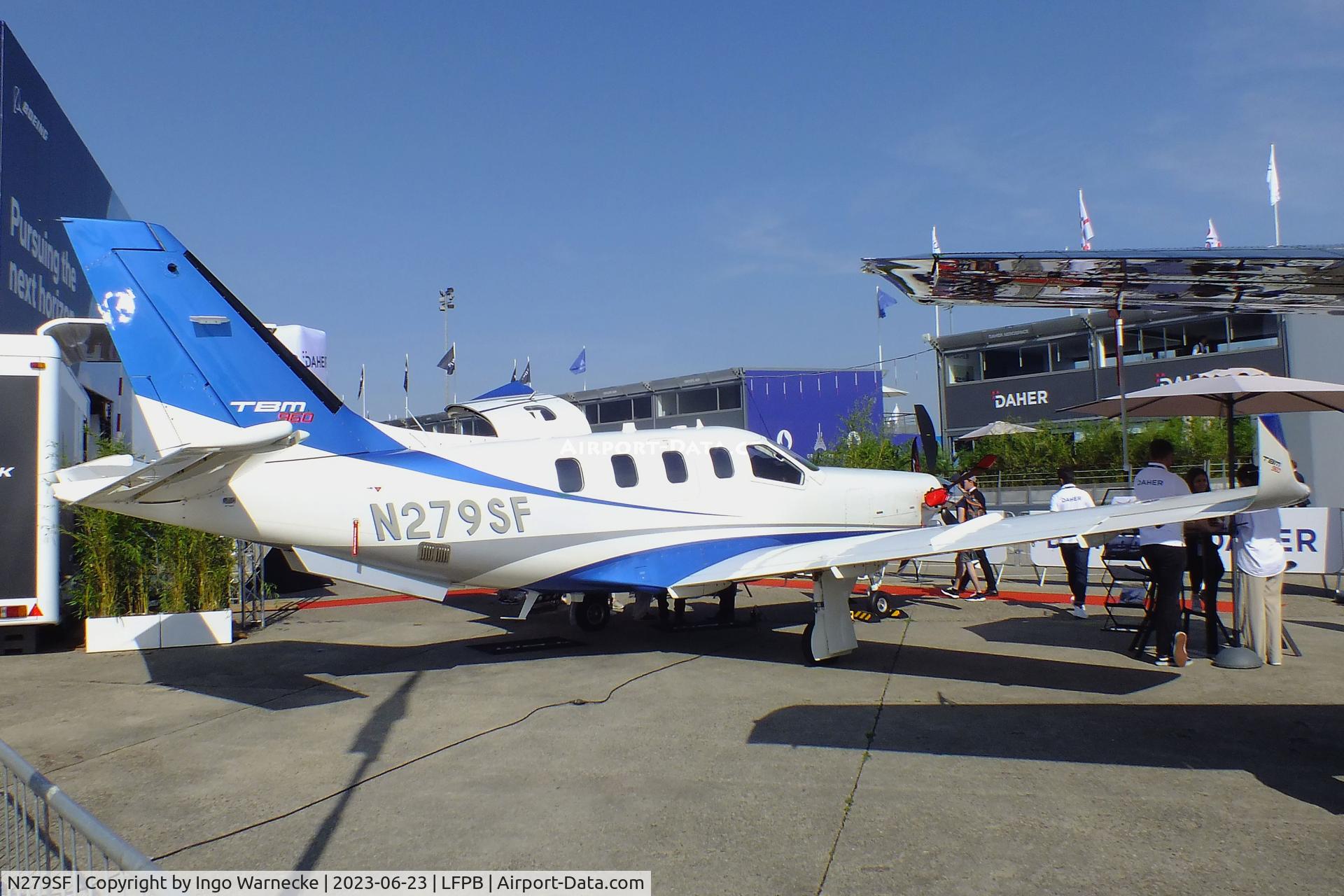 N279SF, 2022 Daher Aerospace (Socata) TBM-700 (960) C/N 1460, Daher-Socata TBM-960 at the Aerosalon 2023, Paris