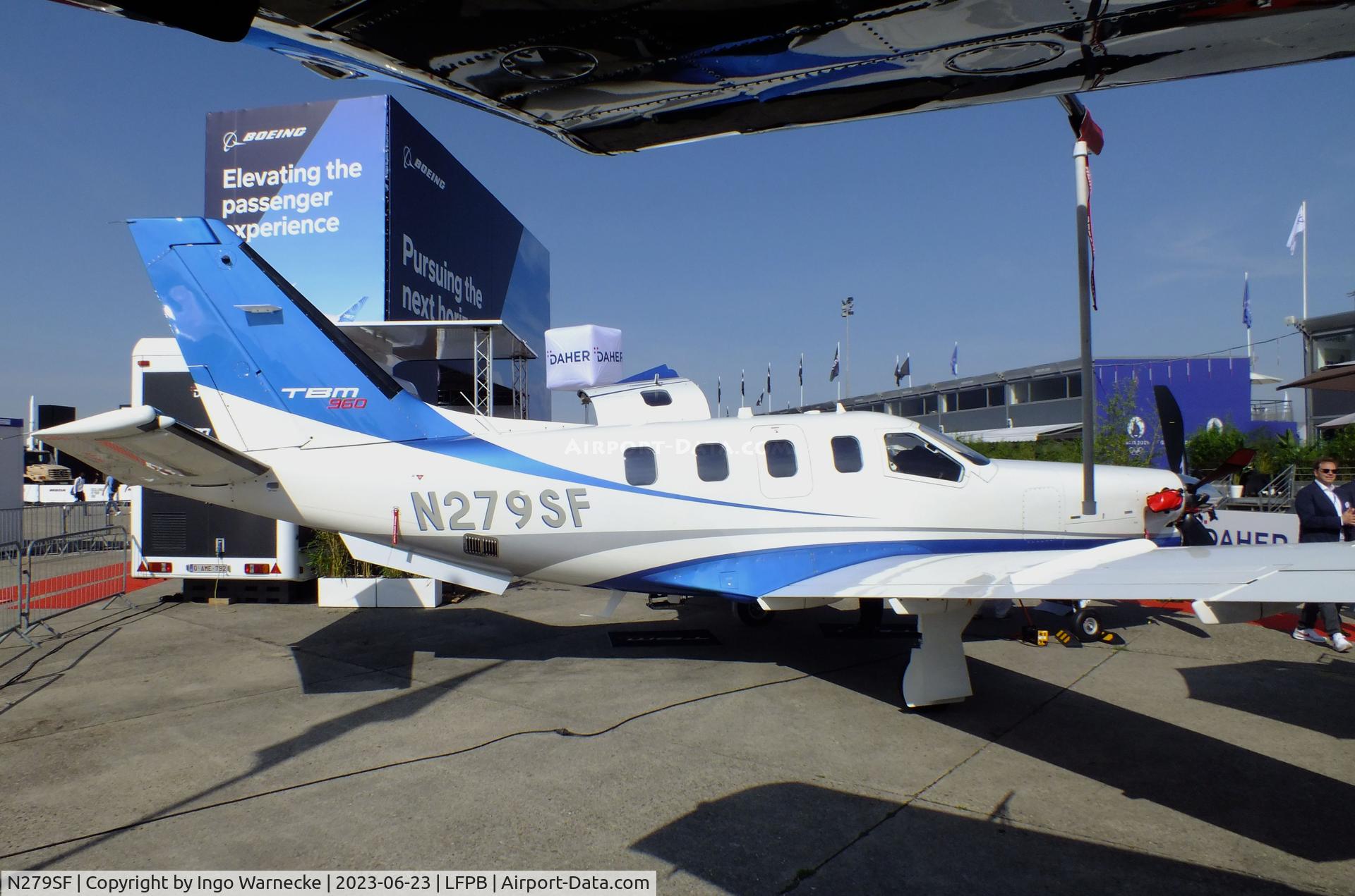 N279SF, 2022 Daher Aerospace (Socata) TBM-700 (960) C/N 1460, Daher-Socata TBM-960 at the Aerosalon 2023, Paris