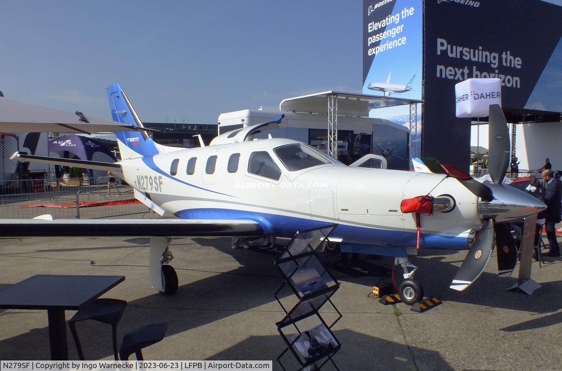 N279SF, 2022 Daher Aerospace (Socata) TBM-700 (960) C/N 1460, Daher-Socata TBM-960 at the Aerosalon 2023, Paris