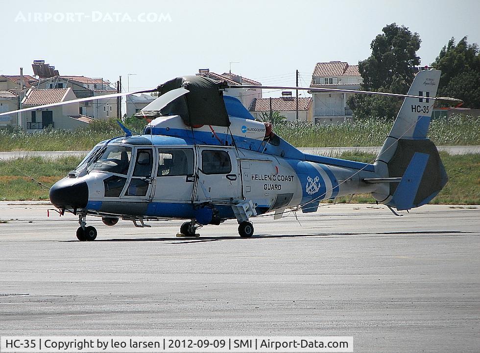 HC-35, Aerospatiale AS-365N Dauphin 2 C/N 6675, Samos 9.9.2012