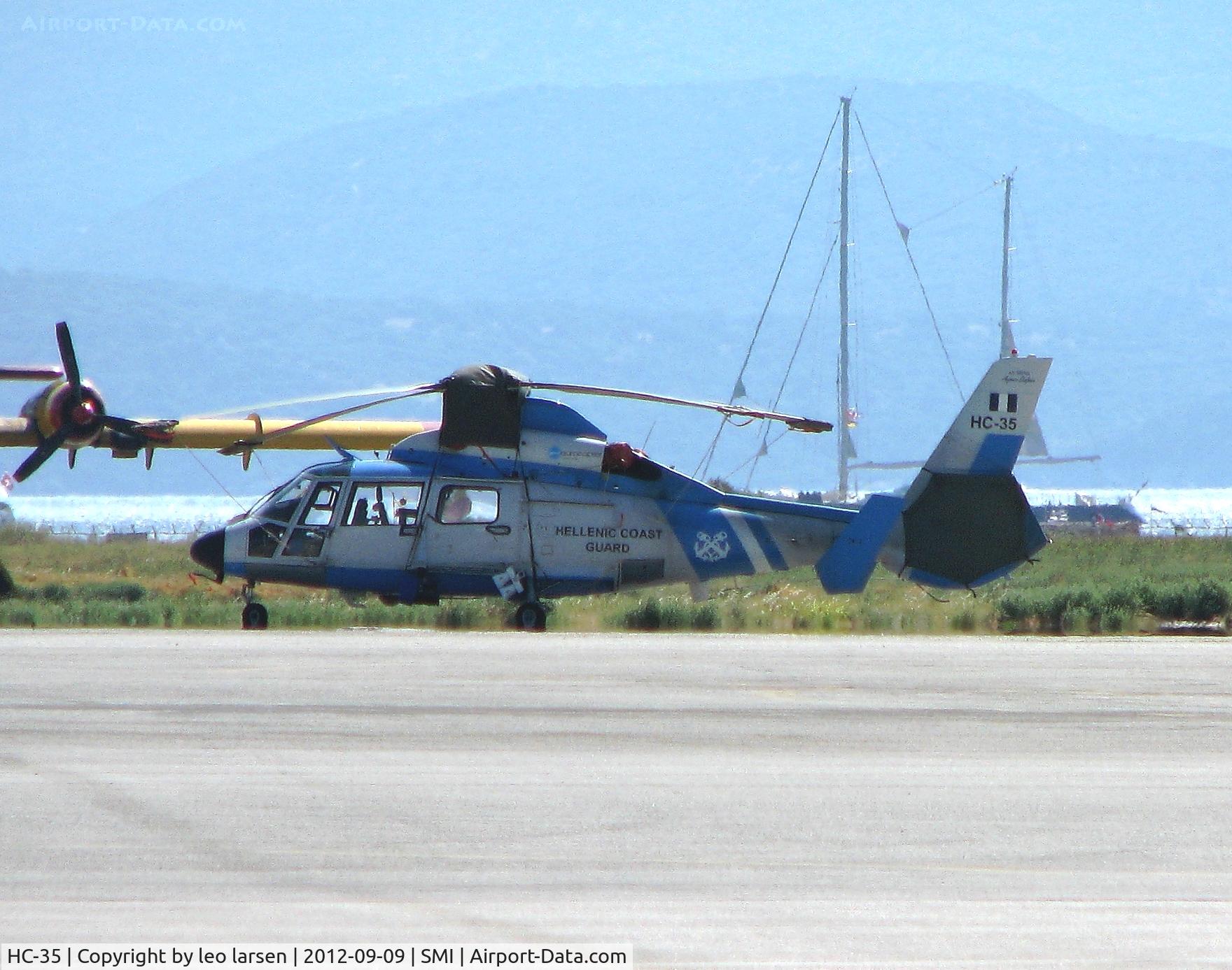 HC-35, Aerospatiale AS-365N Dauphin 2 C/N 6675, Samos 9.9.2012