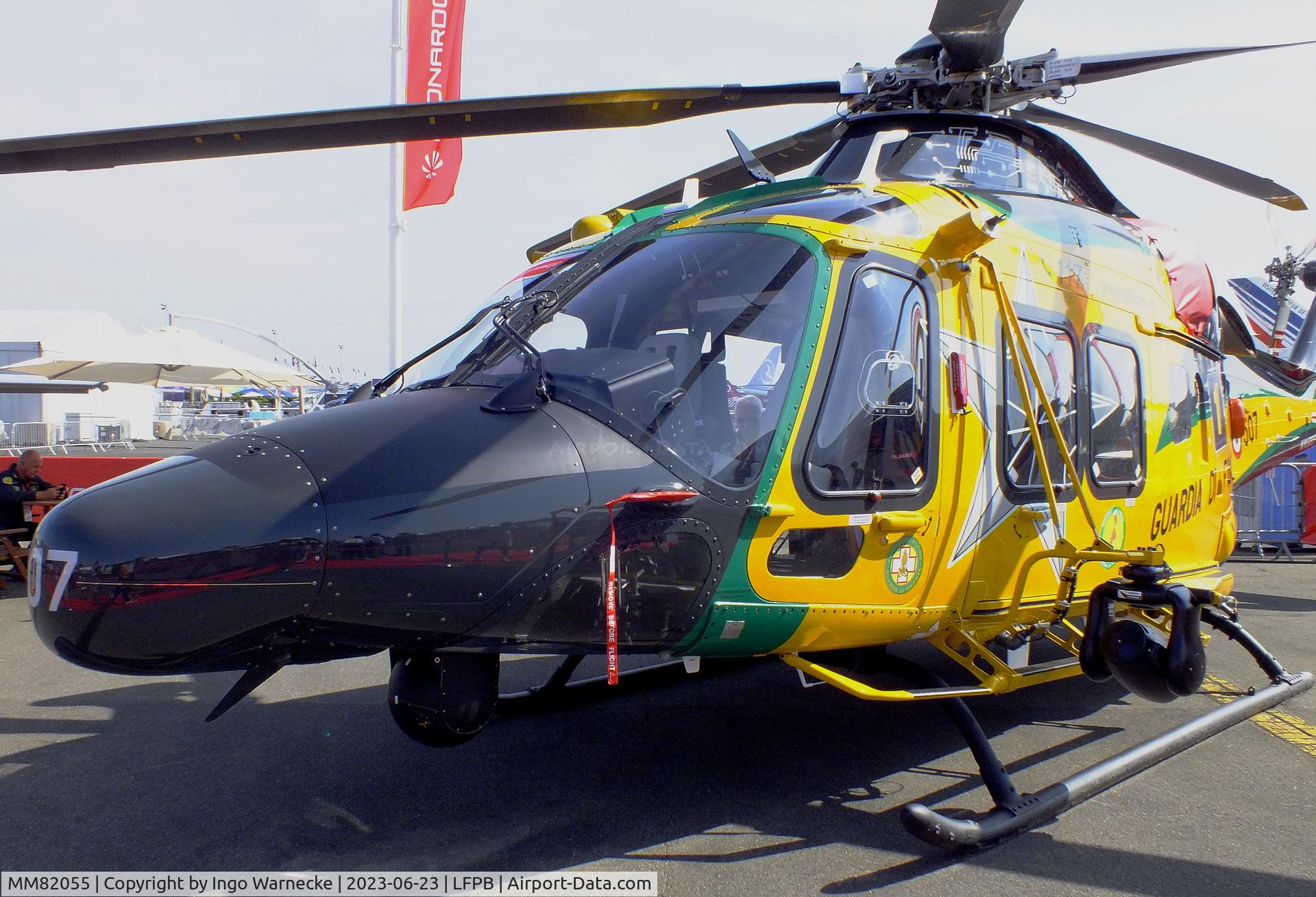 MM82055, Leonardo AW-169M C/N 72005, AgustaWestland (Leonardo) AW169M (UH-169A) of Guardia di Finanza at the Aerosalon 2023, Paris