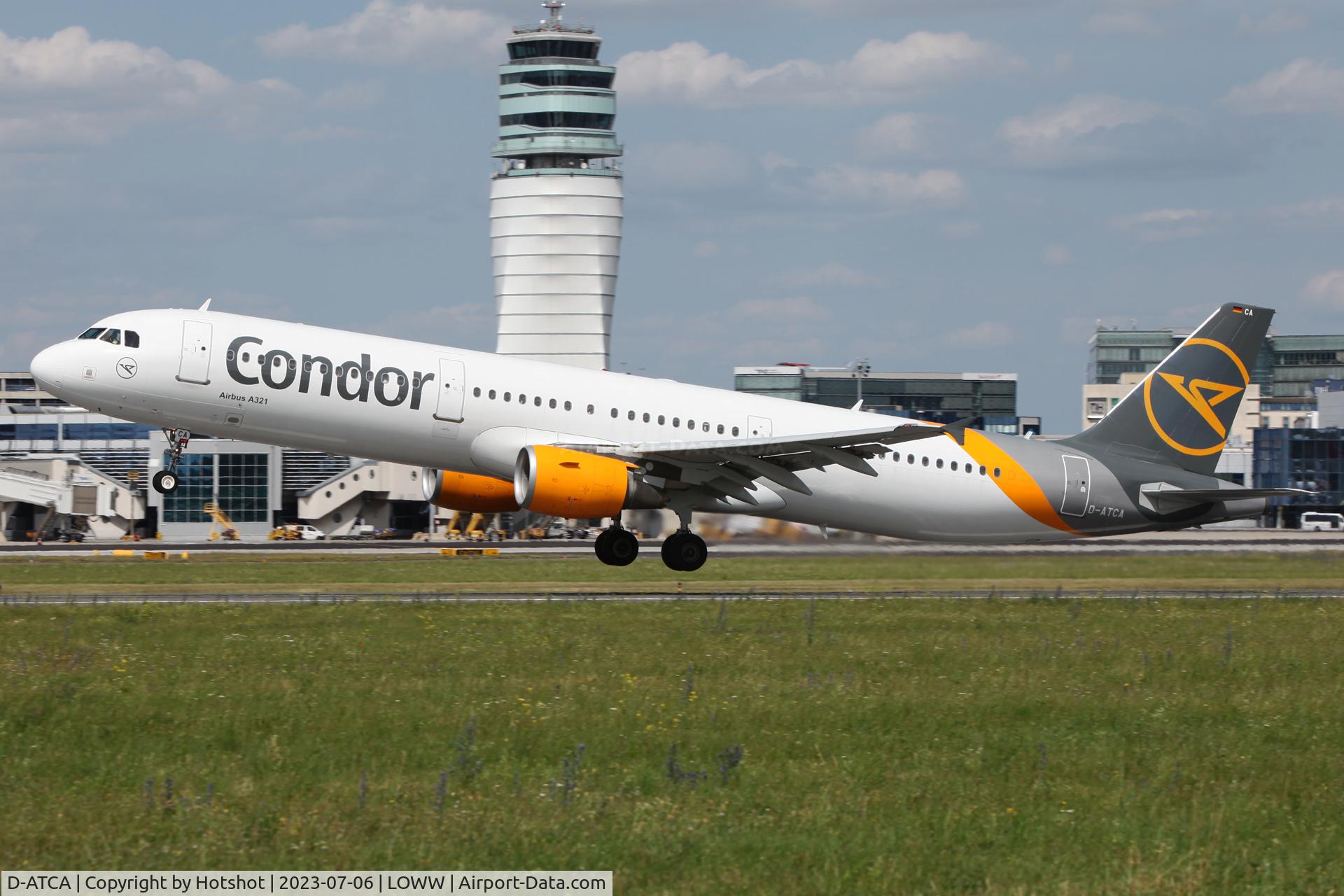 D-ATCA, 2010 Airbus A321-211 C/N 4334, Rotating on runway 29