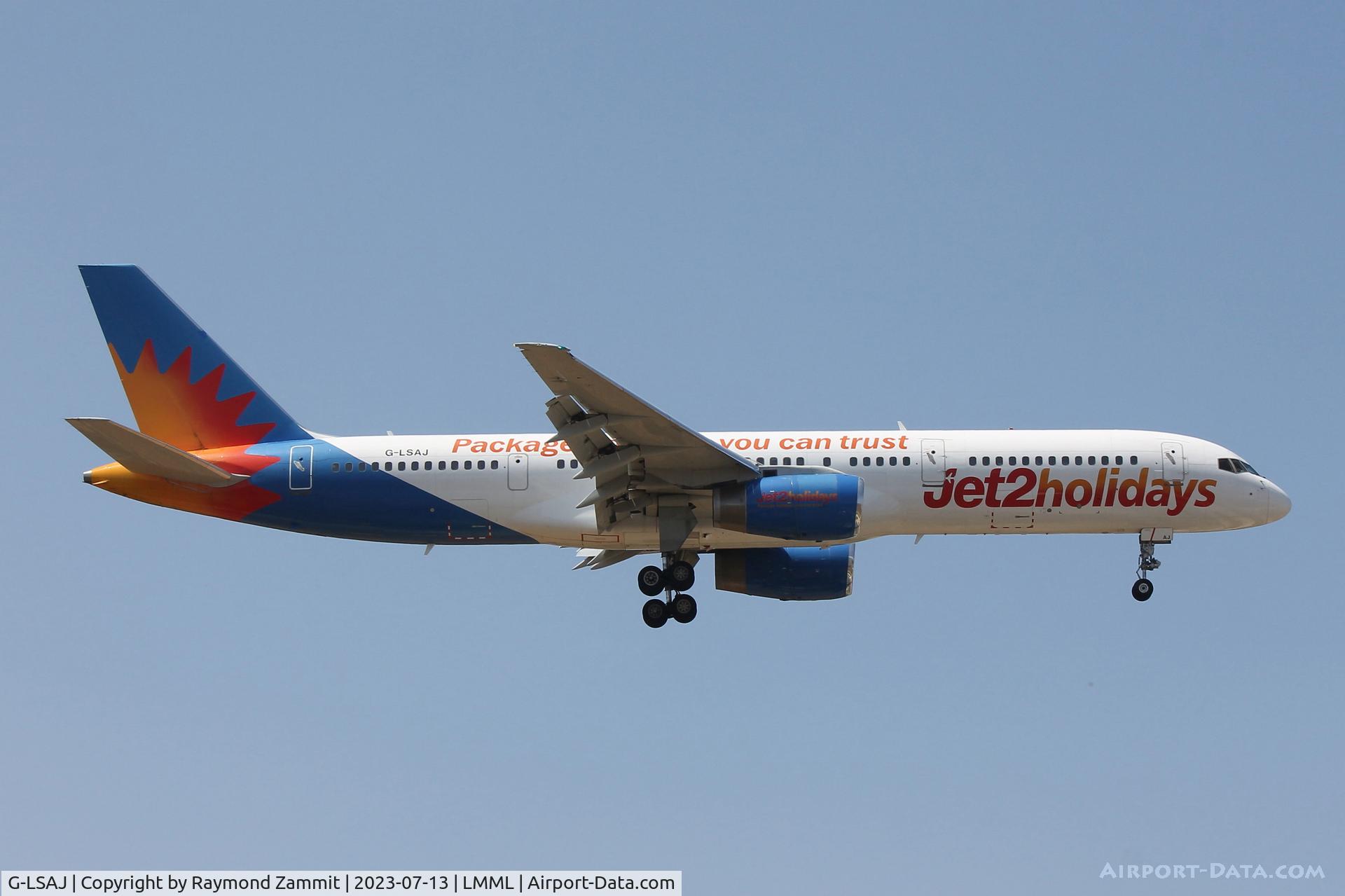 G-LSAJ, 1990 Boeing 757-236 C/N 24793, B757 G-LSAJ Jet2Com