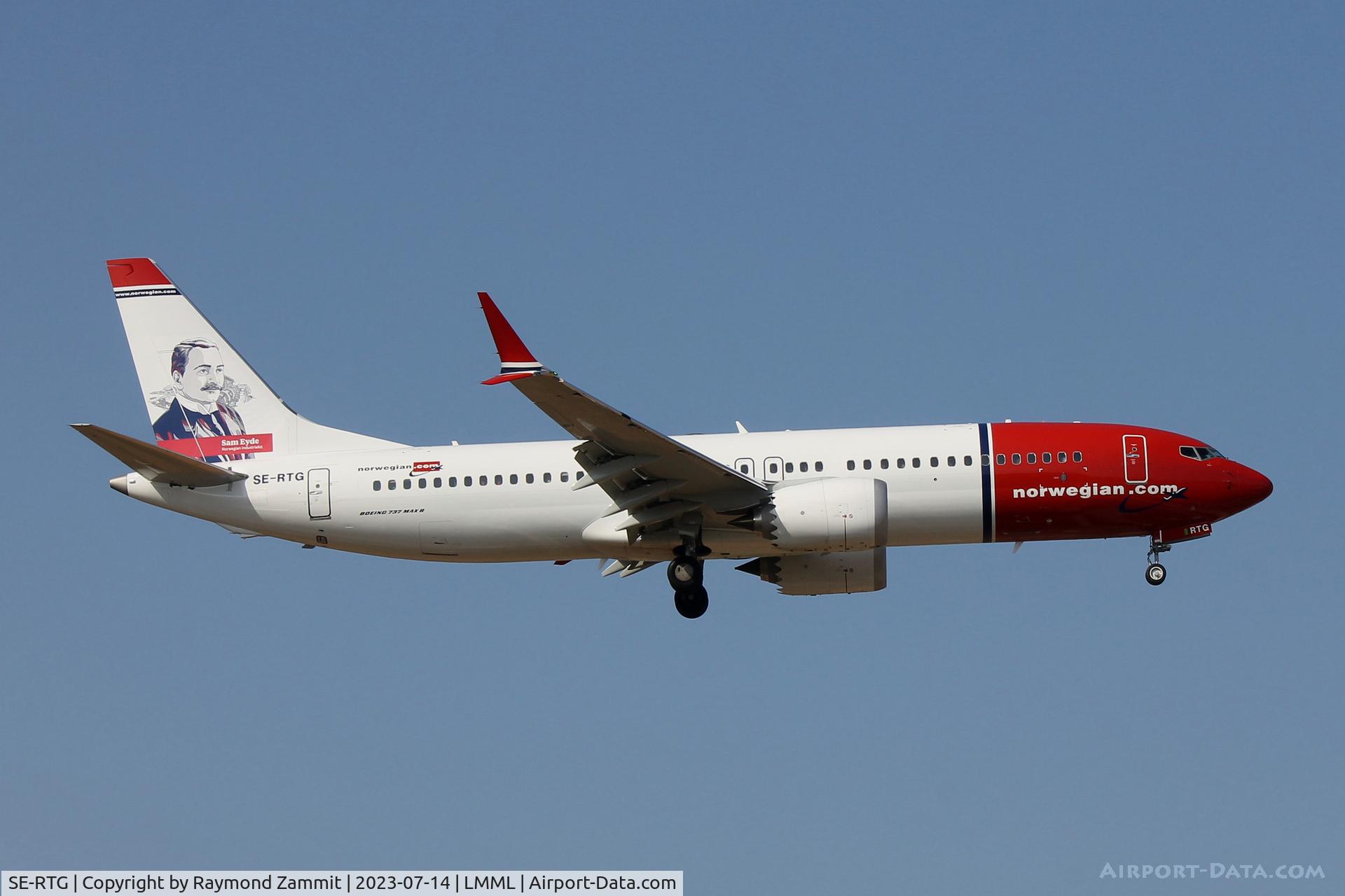 SE-RTG, 2023 Boeing 737-8 MAX C/N 62897, B737-8 MAX SE-RTG Norwegian Air Shuttle