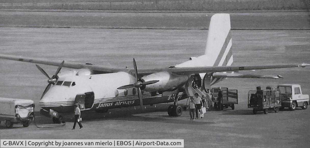 G-BAVX, 1967 Handley Page HPR-7 Herald 214 C/N 194, Ostend