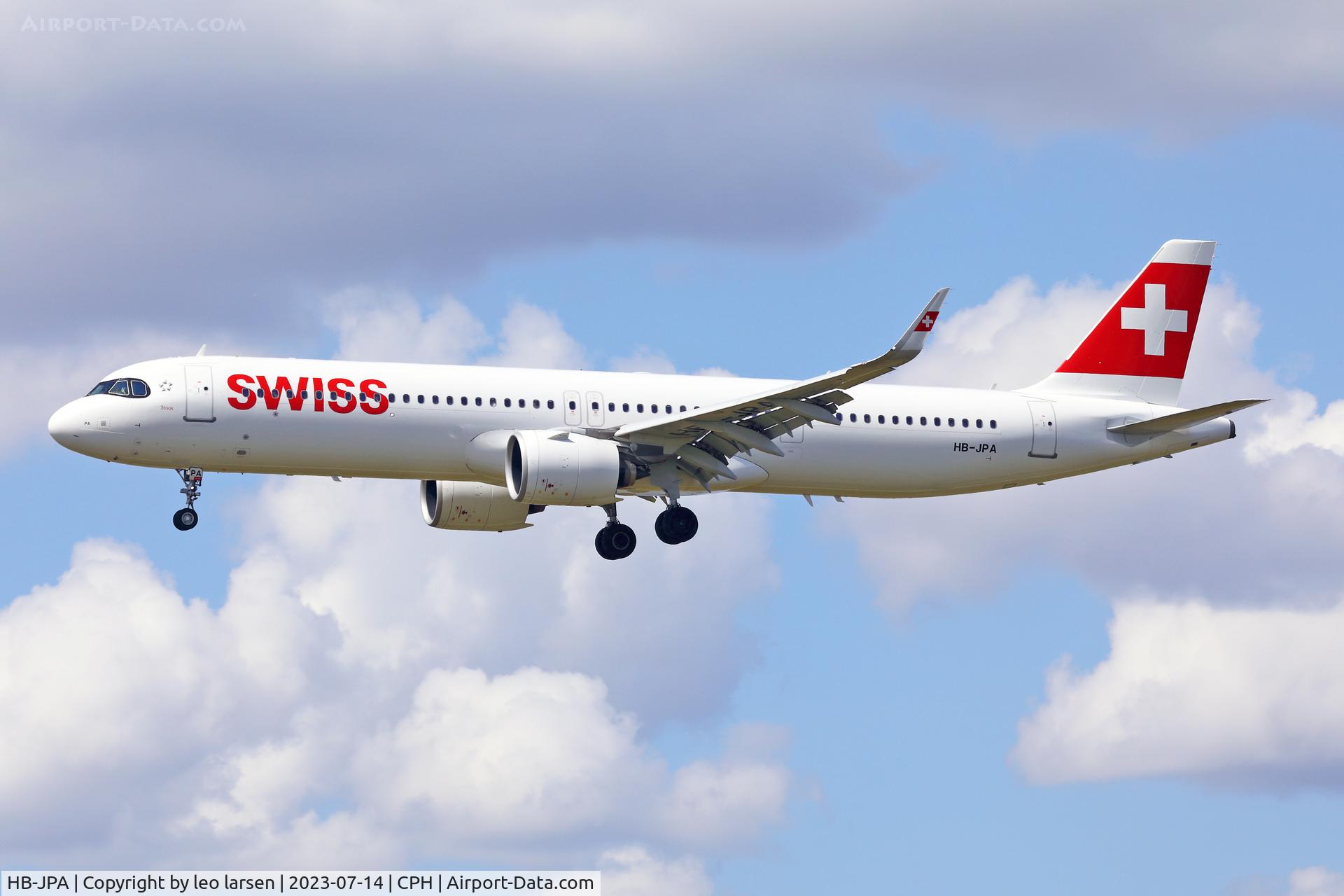 HB-JPA, 2020 Airbus A321-271NX C/N 9417, Copenhagen 14.7.2023