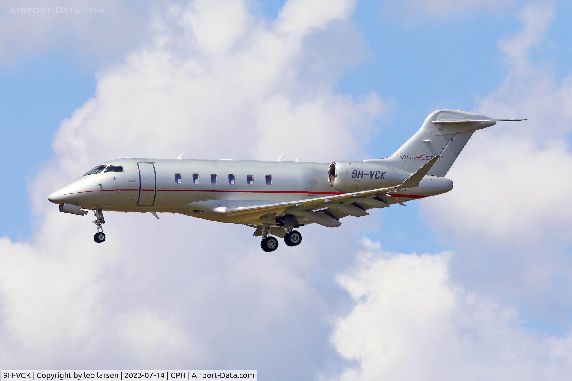 9H-VCK, 2015 Bombardier Challenger 350 (BD-100-1A10) C/N 20592, Copenhagen 14.7.2023