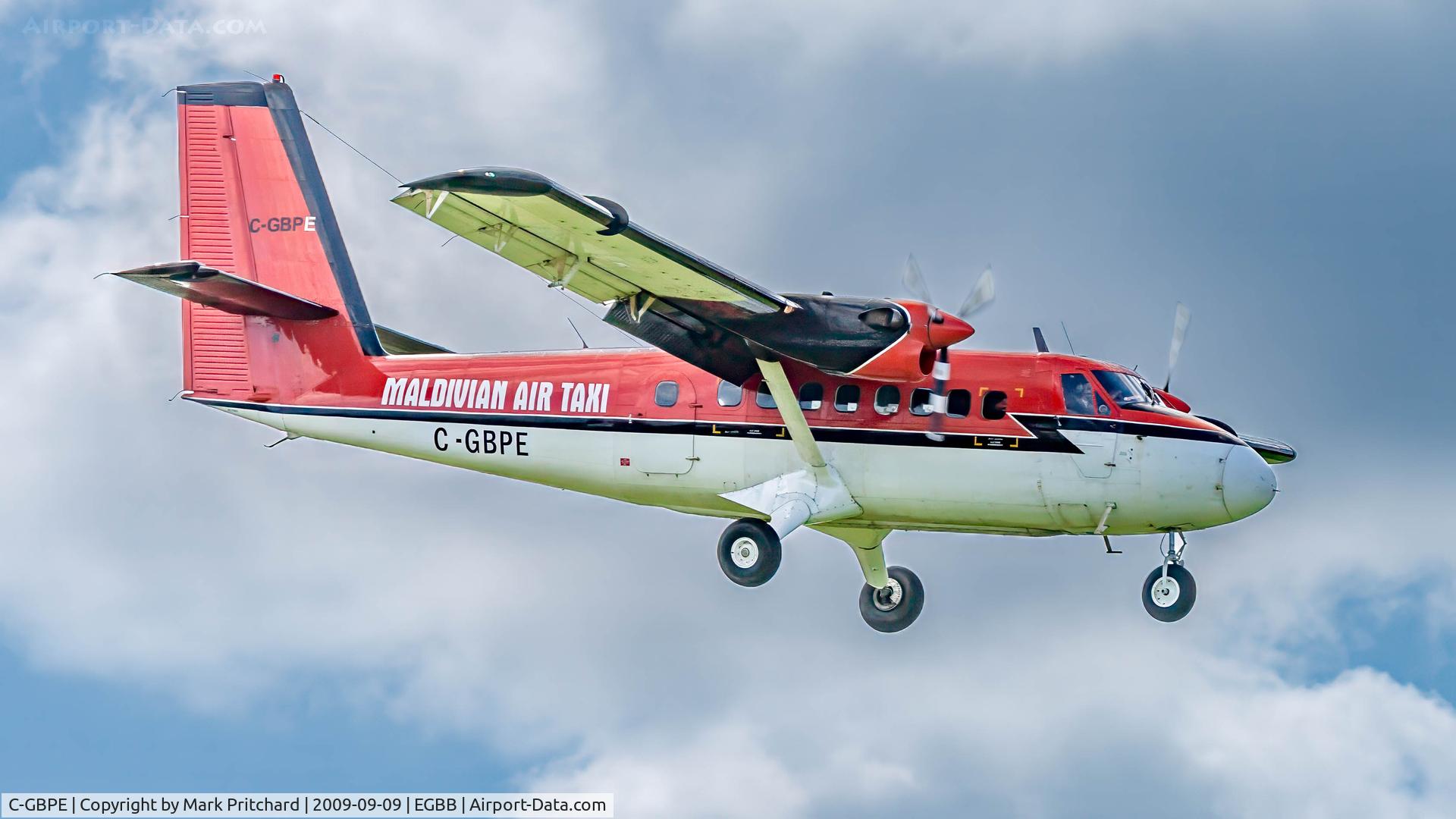 C-GBPE, 1966 De Havilland Canada DHC-6-100 Twin Otter C/N 21, Birmingham Airport 2009