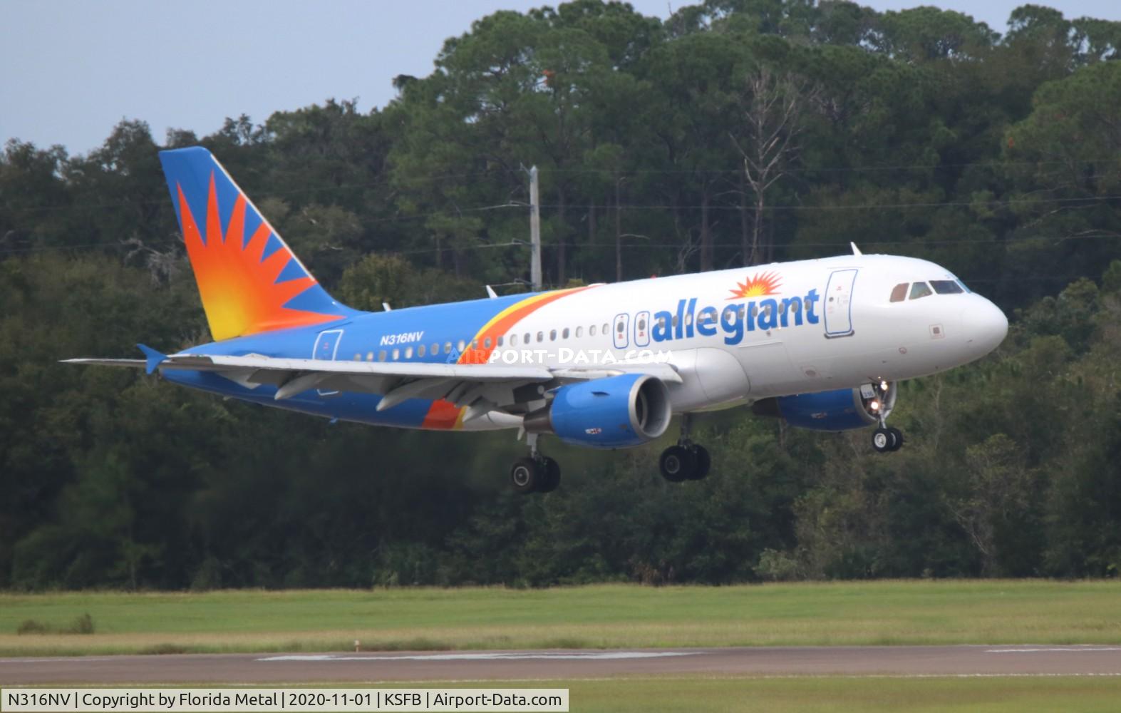N316NV, 2005 Airbus A319-111 C/N 2481, AAY A319 zx LEX-SFB