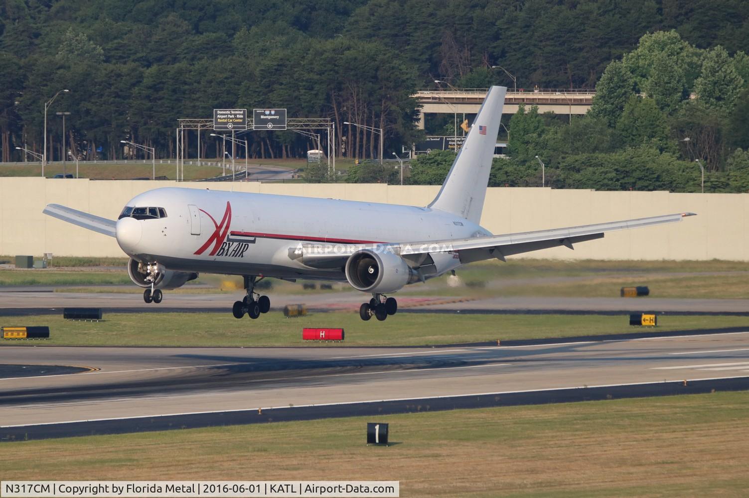 N317CM, 1988 Boeing 767-338 C/N 24317, ABX 767-300F zx ATL ren