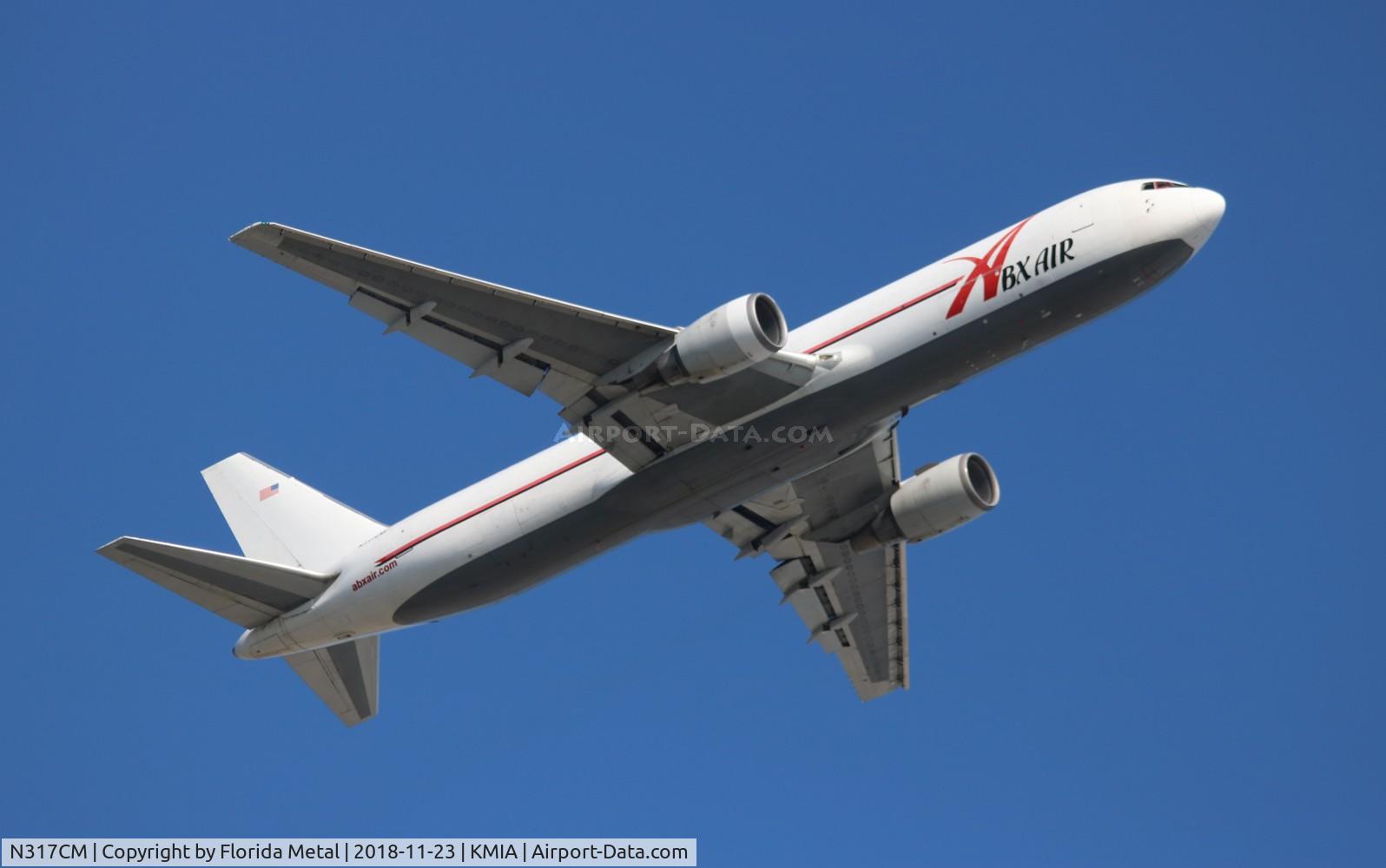 N317CM, 1988 Boeing 767-338 C/N 24317, ABX 767-300F zx MIA-CVG