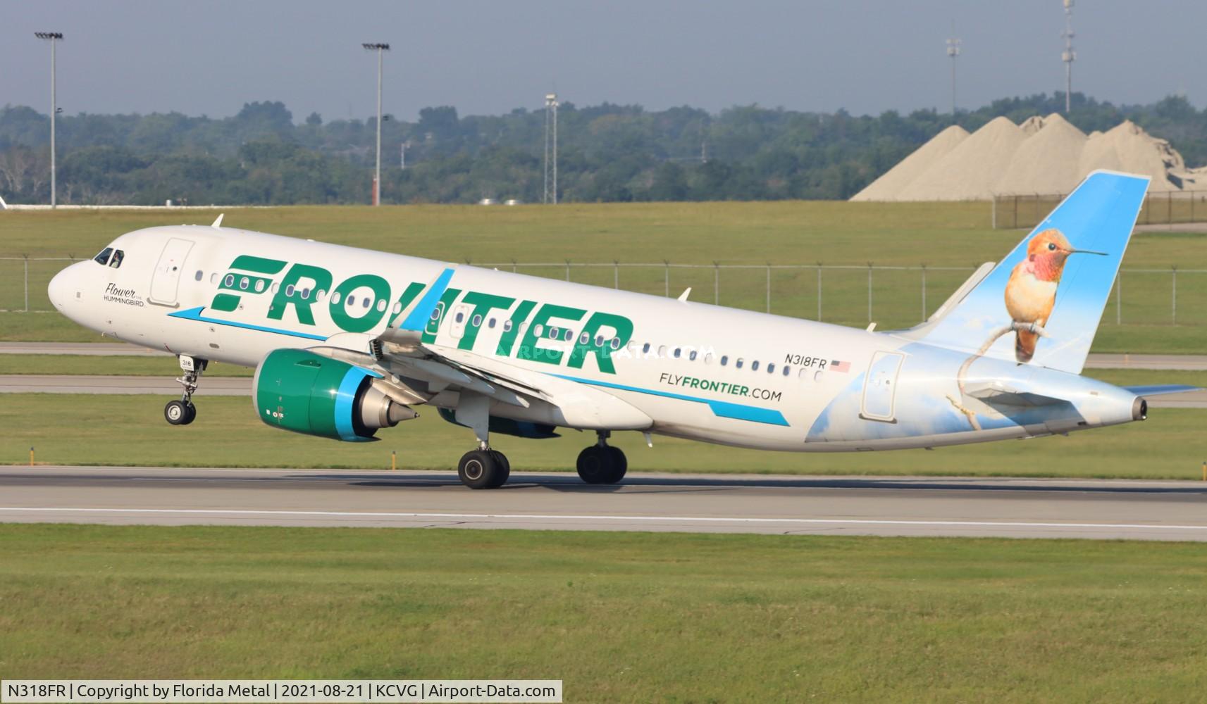 N318FR, 2017 Airbus A320-251N C/N 7946, FFT A32N Flower zx CVG-RSW