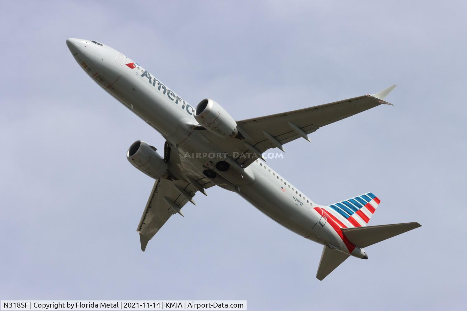 N318SF, 2020 Boeing 737-8 MAX C/N 44473, AAL 737-8 MAX zx MIA-SJU