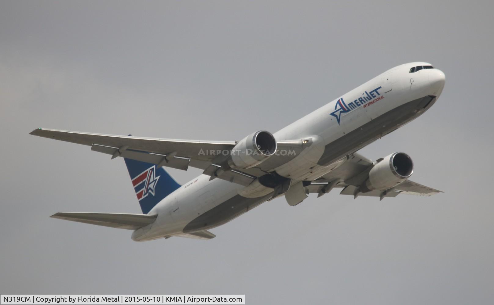 N319CM, 1988 Boeing 767-338 C/N 24407, AJT 767-300F zx MIA-SJU