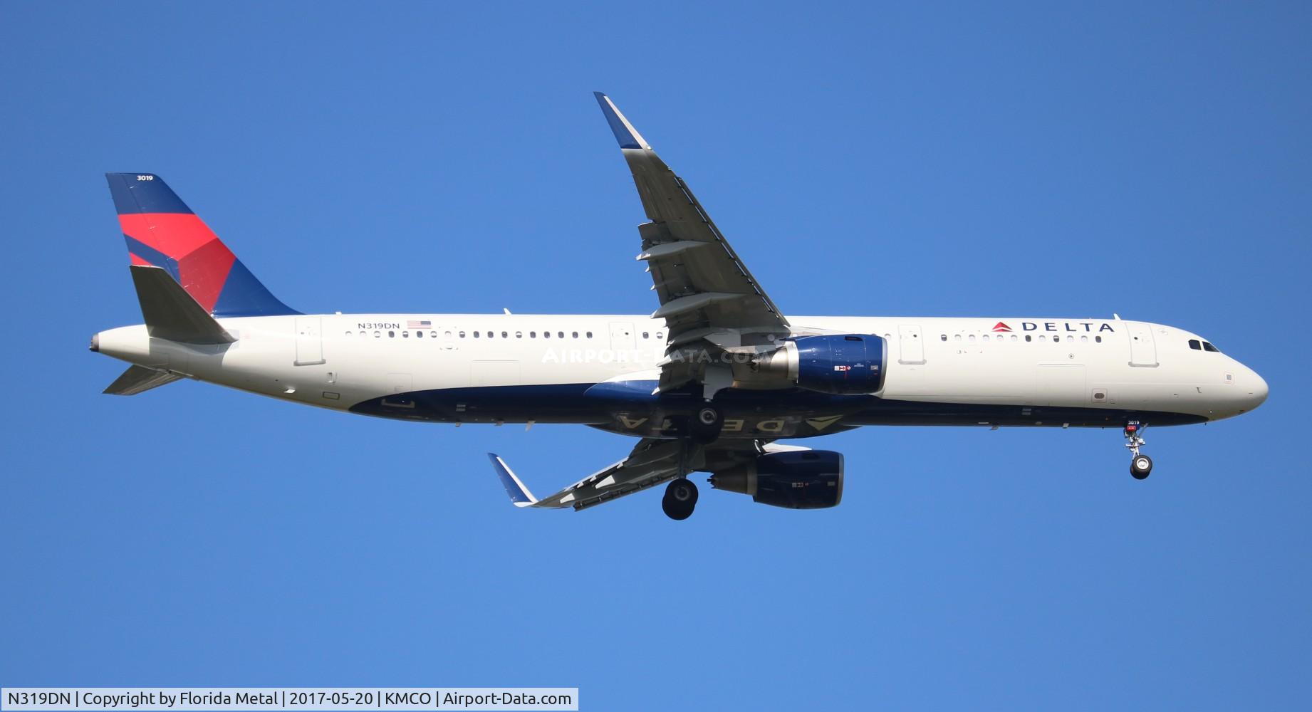 N319DN, 2017 Airbus A321-211 C/N 7479, DAL A321 zx ATL-MCO