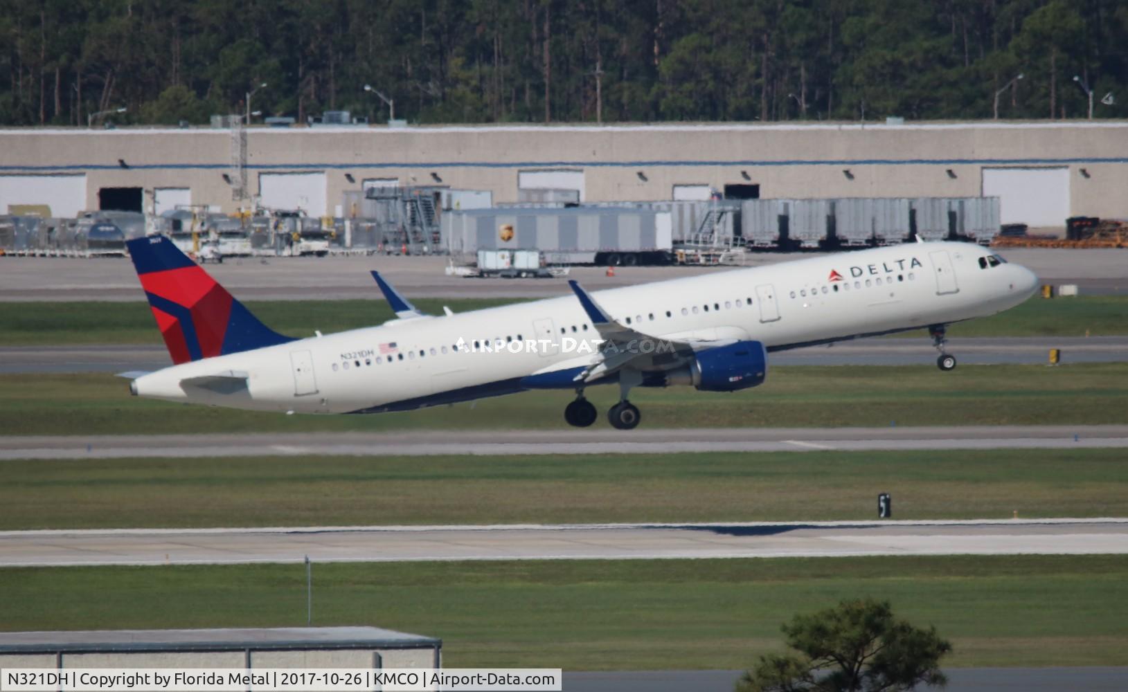 N321DH, 2017 Airbus A321-211 C/N 7592, DAL A321 zx MCO-ATL