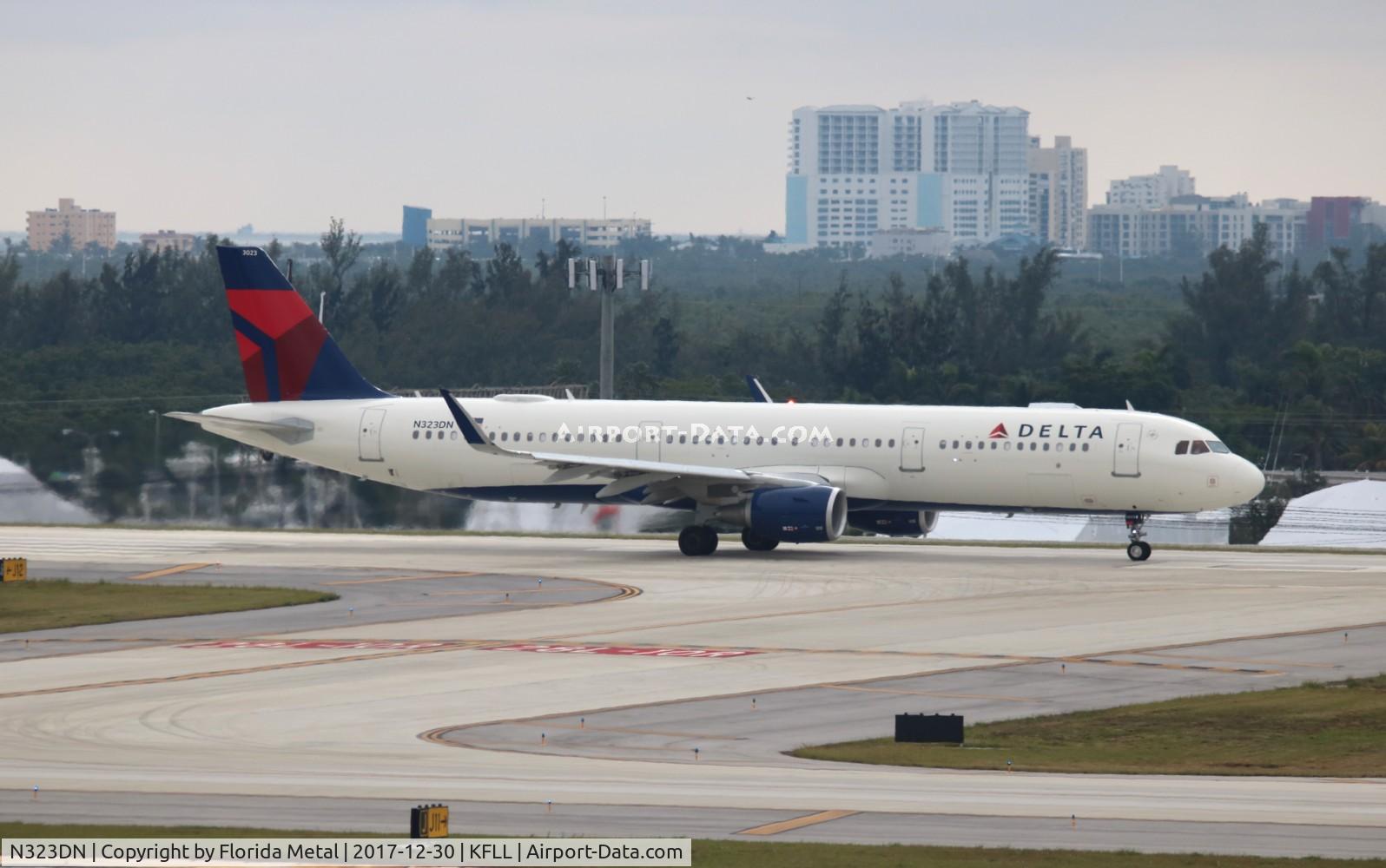 N323DN, 2017 Airbus A321-211 C/N 7672, DAL A321 ATL-FLL