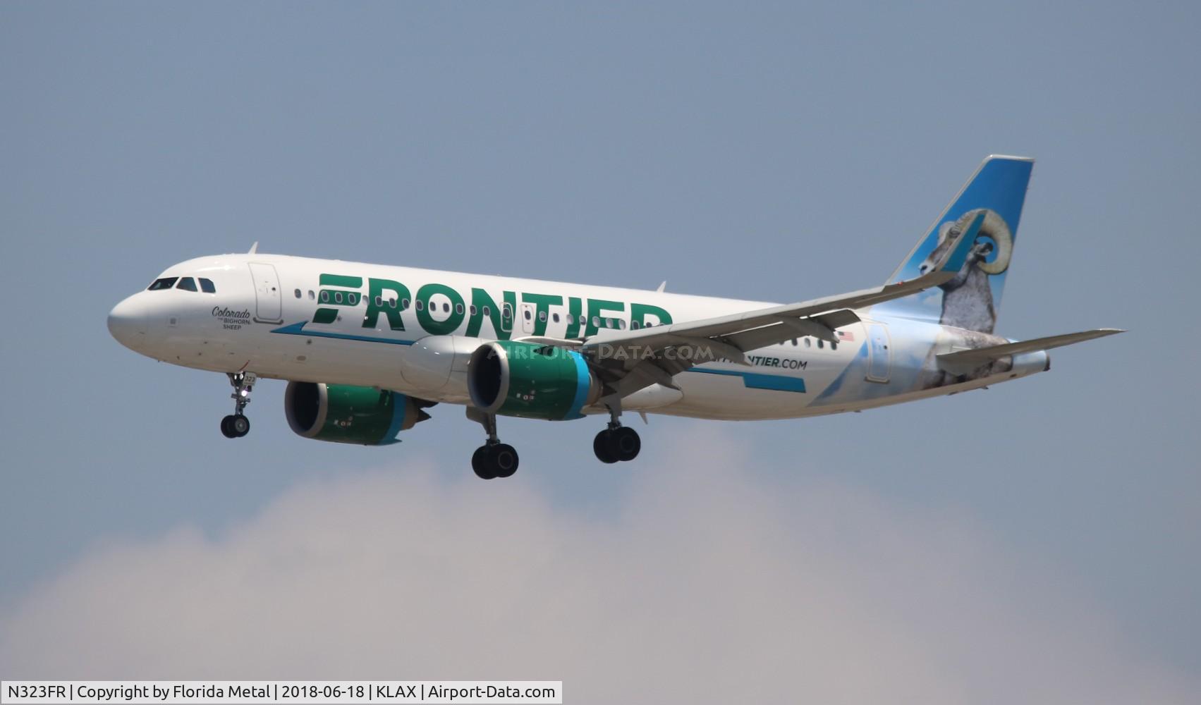 N323FR, 2017 Airbus A320-251N C/N 7925, FFT A32N Colorado zx in from DEN
