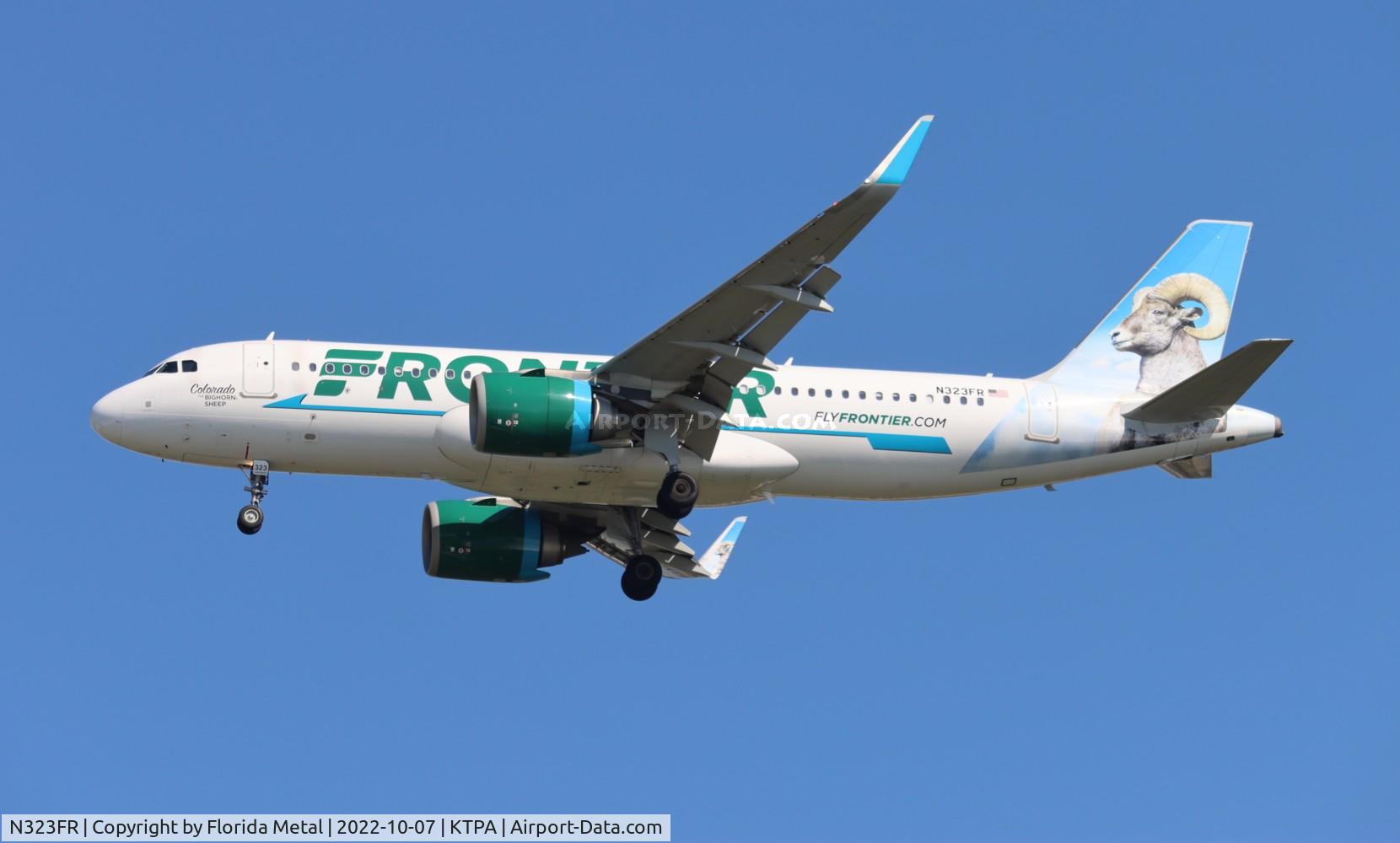 N323FR, 2017 Airbus A320-251N C/N 7925, FFT A32N Colorado zx MDW-TPA