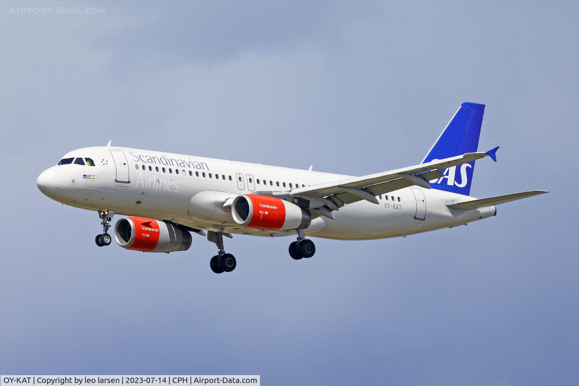 OY-KAT, 2007 Airbus A320-232 C/N 3192, Copenhagen 14.7.2023