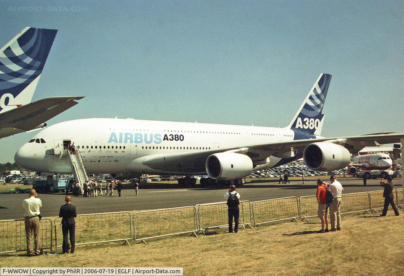 F-WWOW, 2005 Airbus A380-841 C/N 001, F-WWOW 2005 Airbus A380 F-WWOW Farnborough