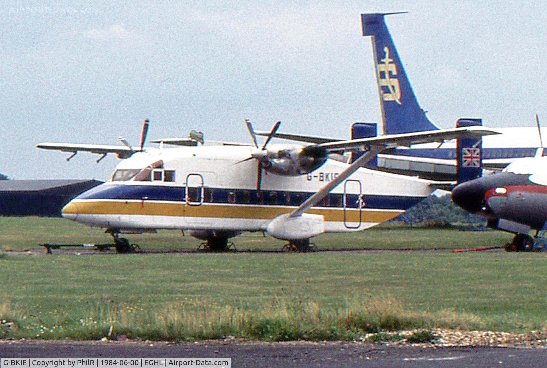 G-BKIE, 1976 Short 330-100 C/N SH.3005, G-BKIE 1976 Short 330-100 Lasham