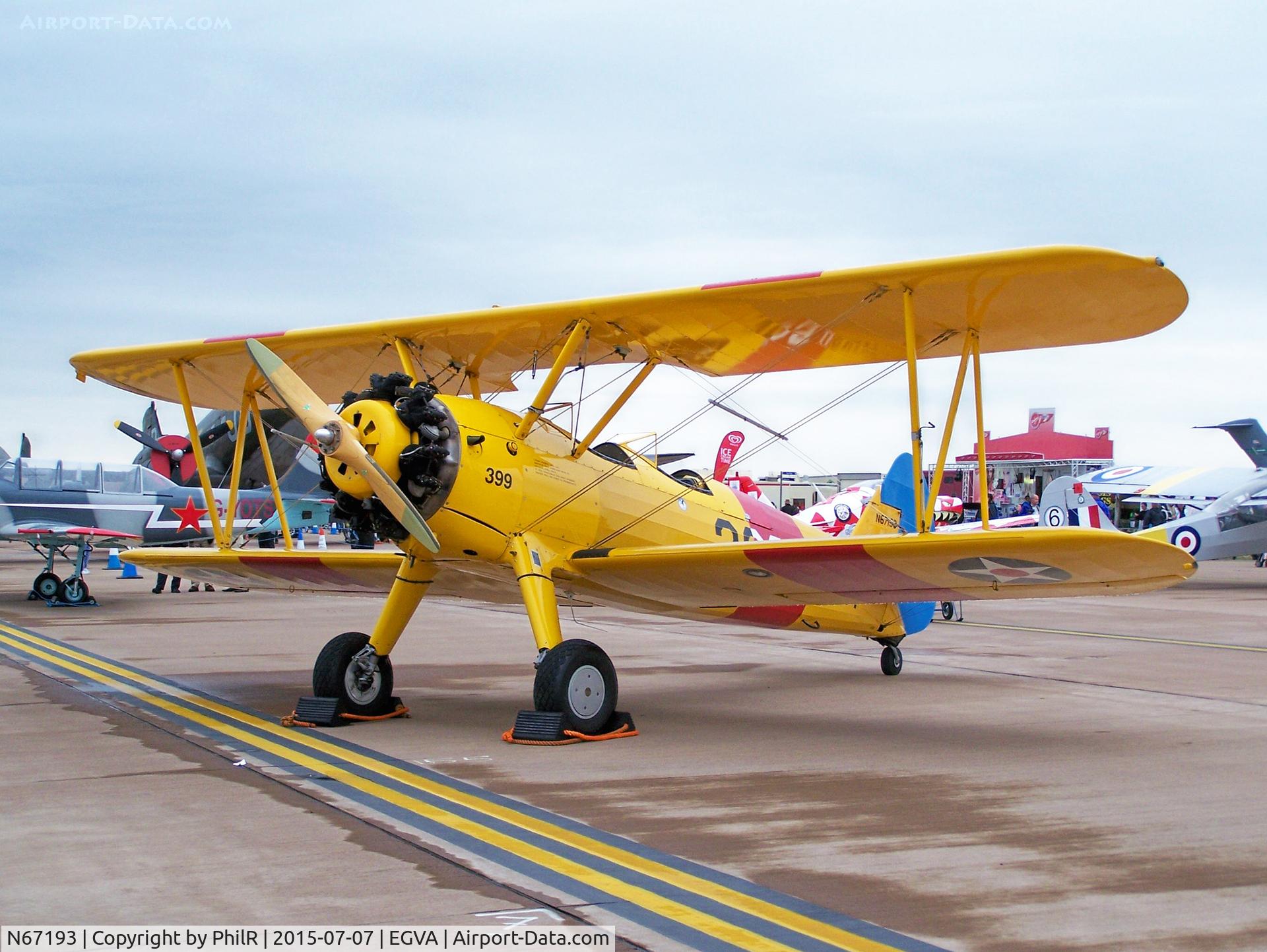 N67193, 1942 Boeing E75 (N2S-5) C/N 75-8116, N67193 '399' 1942 Boeing-Stearman N2S-5 Kaydet RIAT