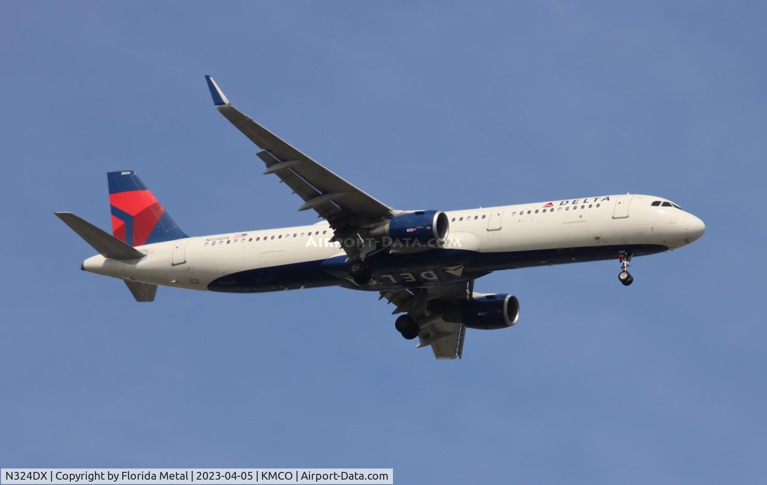 N324DX, 2017 Airbus A321-211 C/N 7765, DAL A321 zx DTW-MCO