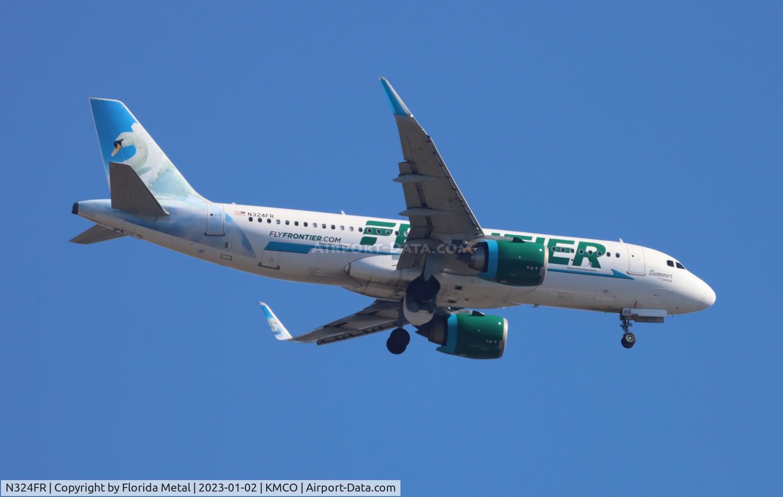 N324FR, 2017 Airbus A320-251N C/N 7967, FFT A32N Summer zx BQN-MCO