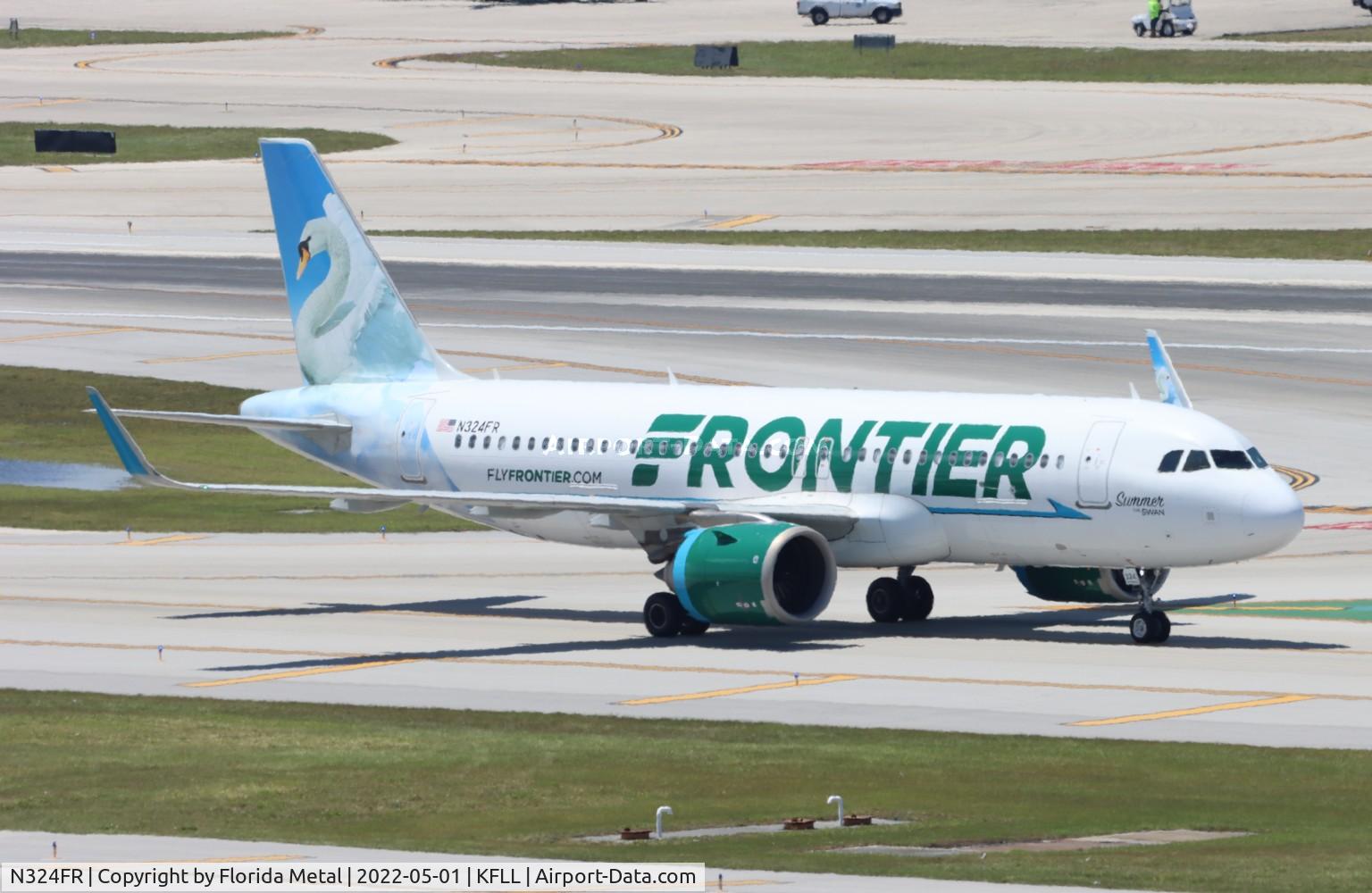 N324FR, 2017 Airbus A320-251N C/N 7967, FFT A32N Summer zx ISP-FLL