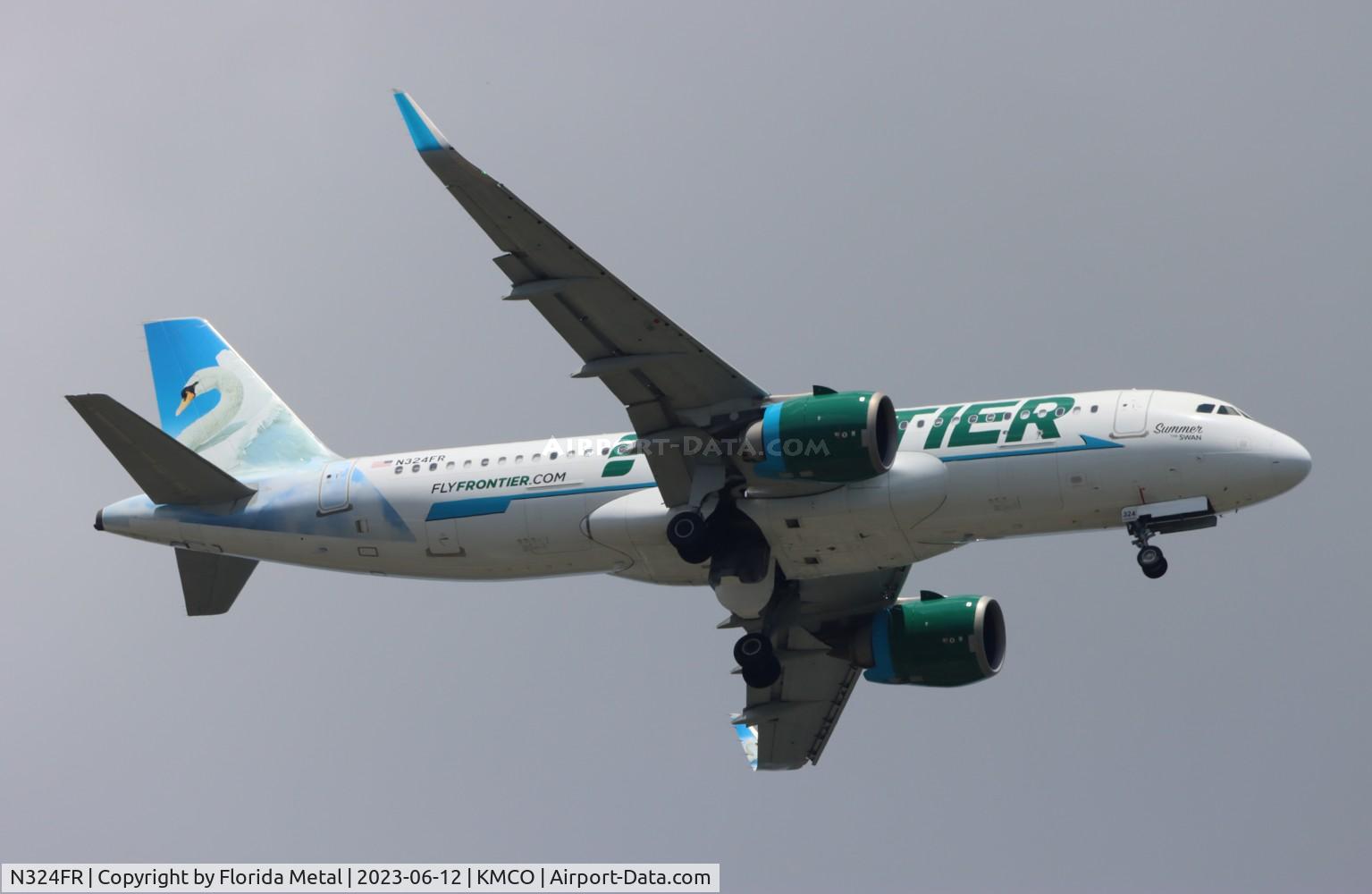 N324FR, 2017 Airbus A320-251N C/N 7967, FFT A32N Summer zx BDL-MCO