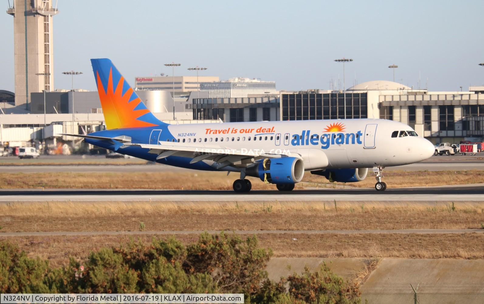 N324NV, 2006 Airbus A319-111 C/N 2709, AAY A319 zx outbound to ICT