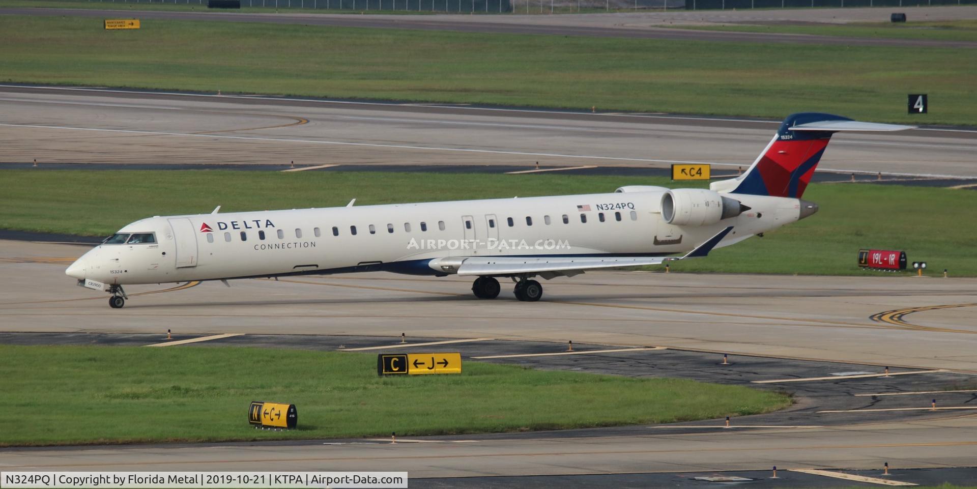 N324PQ, 2014 Bombardier CRJ 900LR (CL-600-2D24) C/N 15324, END/DAL CR9 zx RDU-TPA