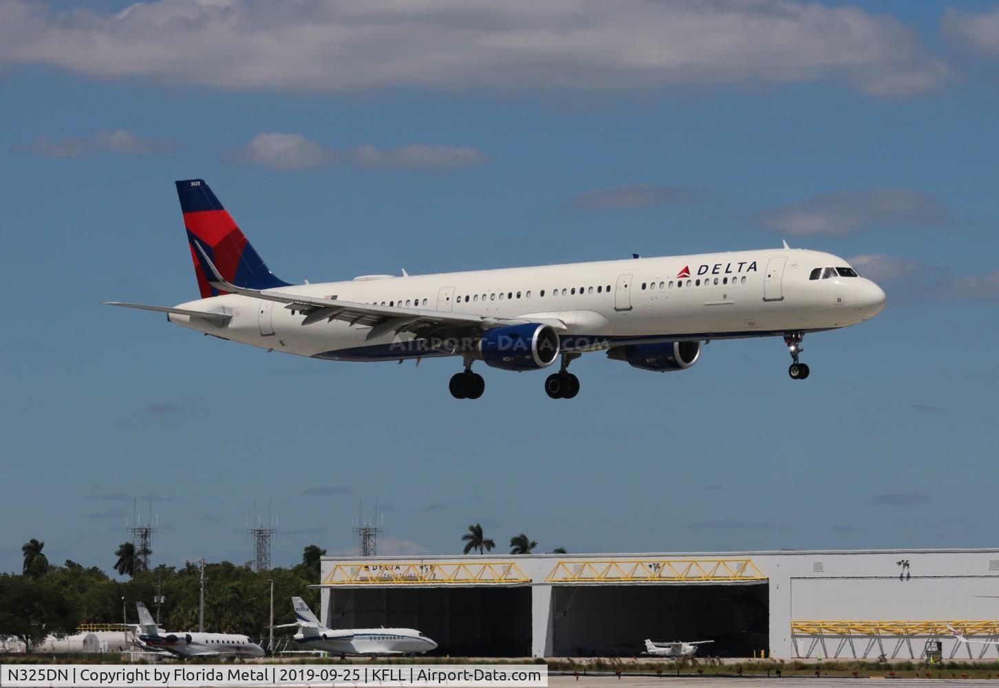 N325DN, 2017 Airbus A321-211 C/N 7709, DAL A321 zx JFK-FLL