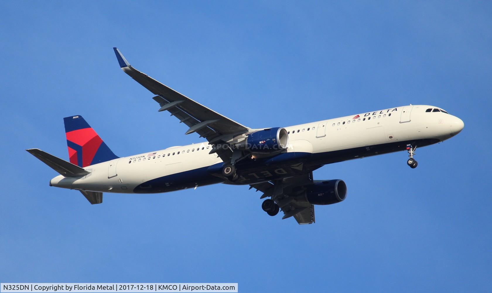 N325DN, 2017 Airbus A321-211 C/N 7709, DAL A321 zx ATL-MCO