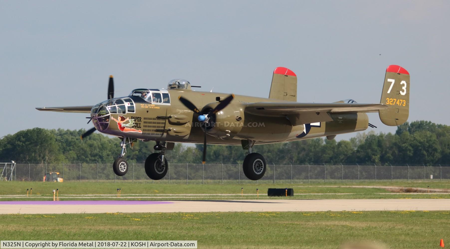 N325N, 1945 North American B-25J-30/32-NC Mitchell Mitchell C/N 108-47452, B-25 Paper Doll zx