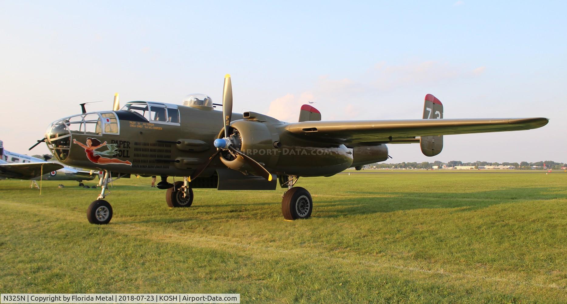 N325N, 1945 North American B-25J-30/32-NC Mitchell Mitchell C/N 108-47452, B-25 Paper Doll zx