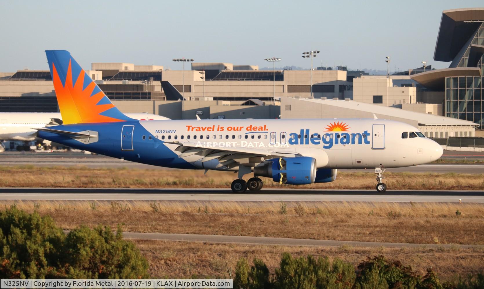 N325NV, 2006 Airbus A319-111 C/N 2729, AAY A319 zx in from LAS