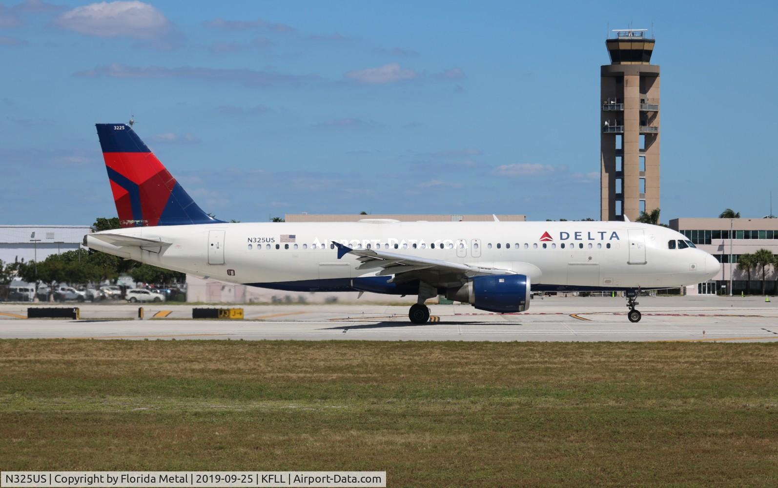 N325US, 1992 Airbus A320-211 C/N 281, DAL A320 zx BOS-FLL