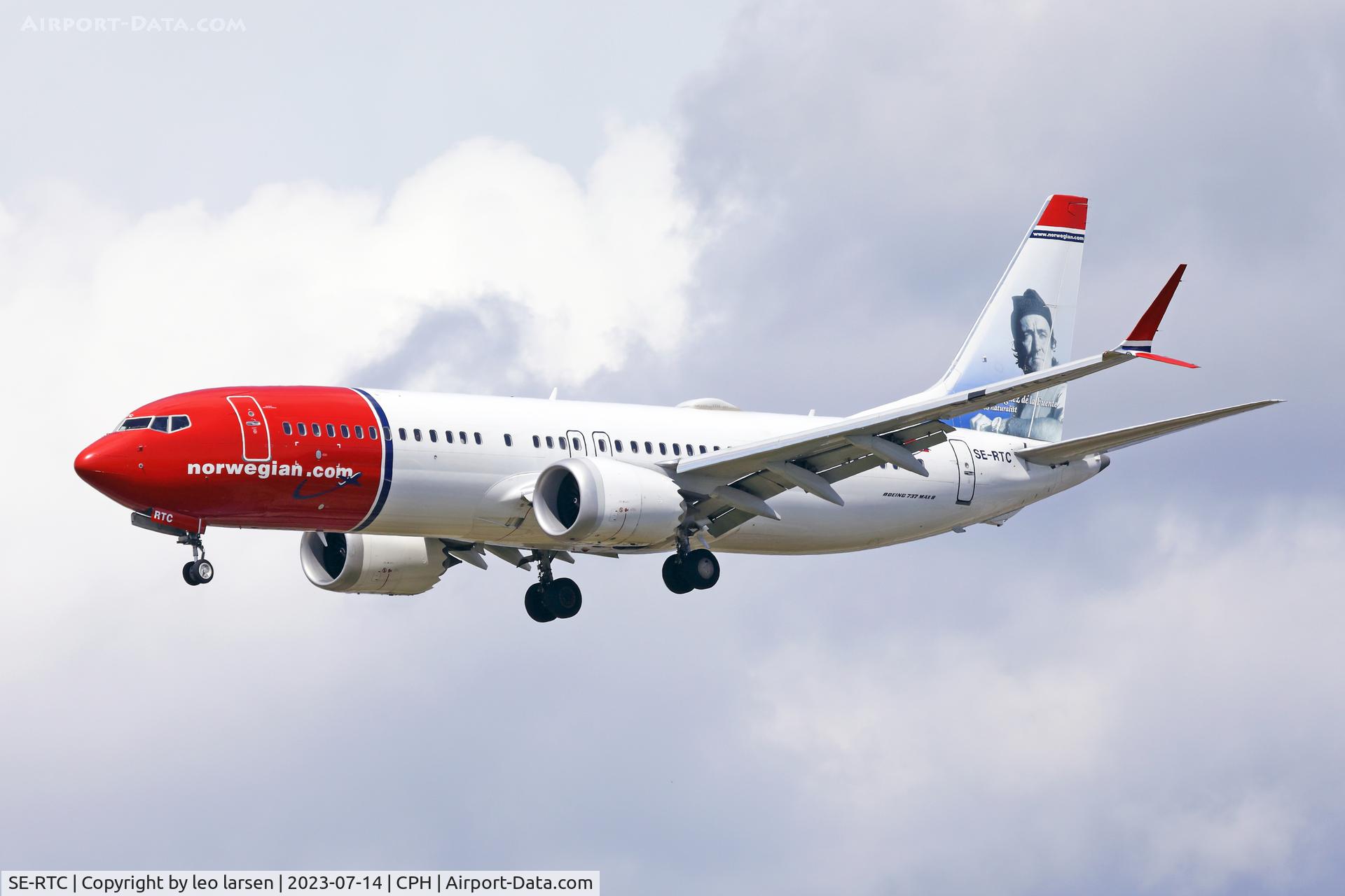 SE-RTC, 2018 Boeing 737-8 MAX C/N 63973, Copenhagen 14.7.2023