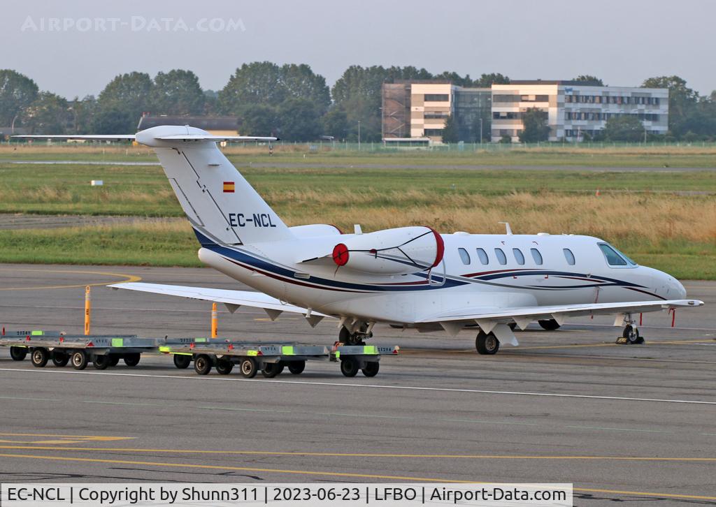 EC-NCL, 2015 Cessna 525C CitationJet Cj4 CitationJet CJ4 C/N 525C-0176, Parked at the General Aviation area...