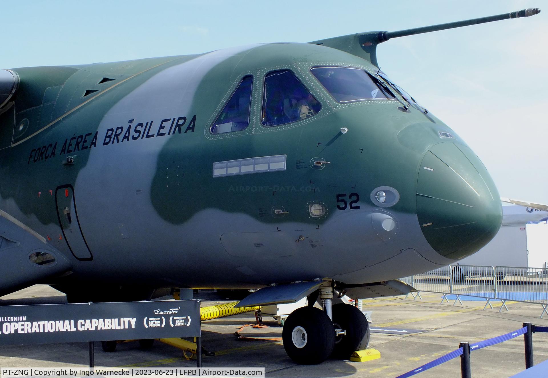 PT-ZNG, 2018 Embraer EMB 390 KC C/N 39000003, EMBRAER KC-390 of the Forca Aerea Brazileira at the Aerosalon 2023, Paris