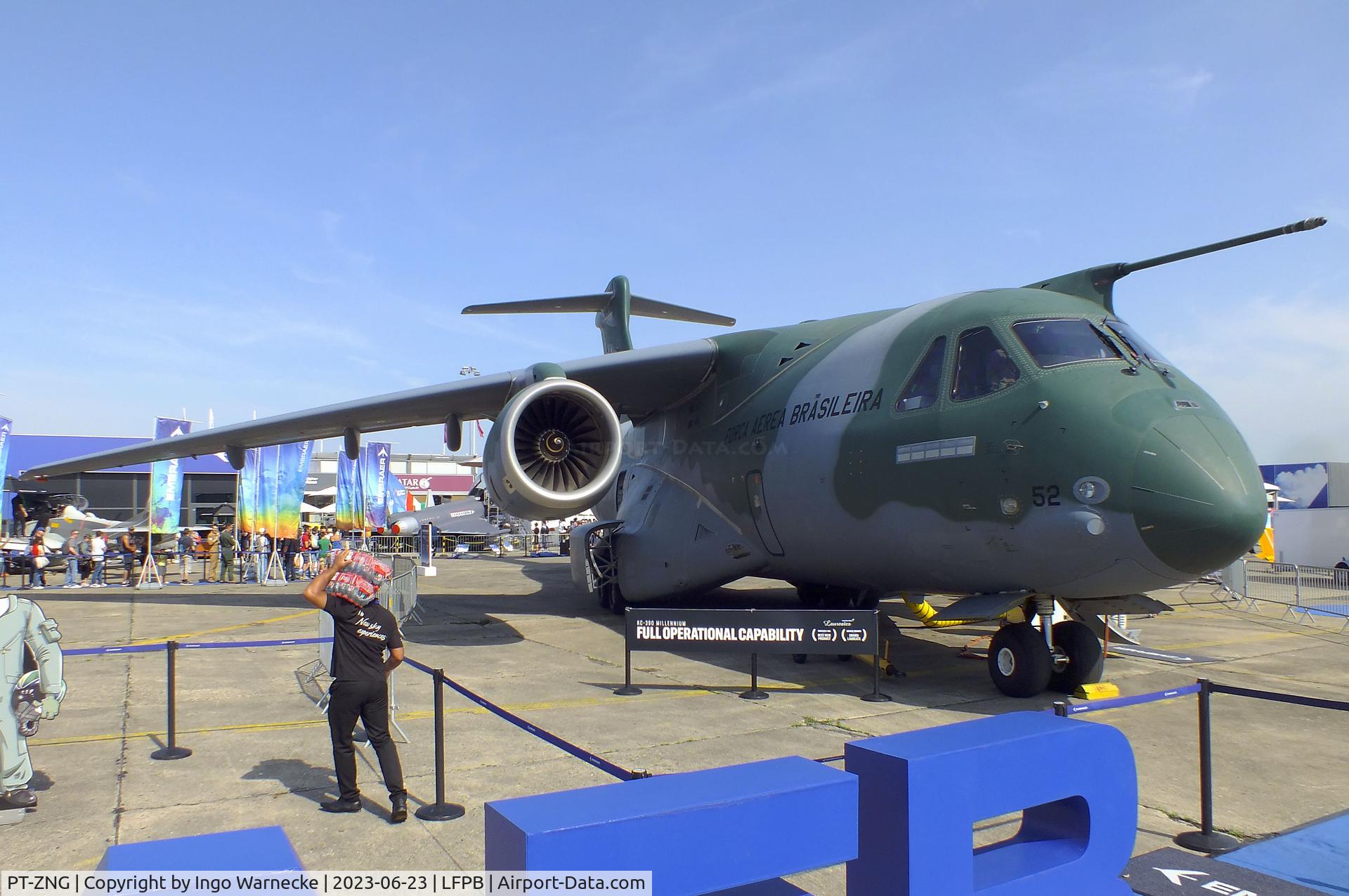 PT-ZNG, 2018 Embraer EMB 390 KC C/N 39000003, EMBRAER KC-390 of the Forca Aerea Brazileira at the Aerosalon 2023, Paris