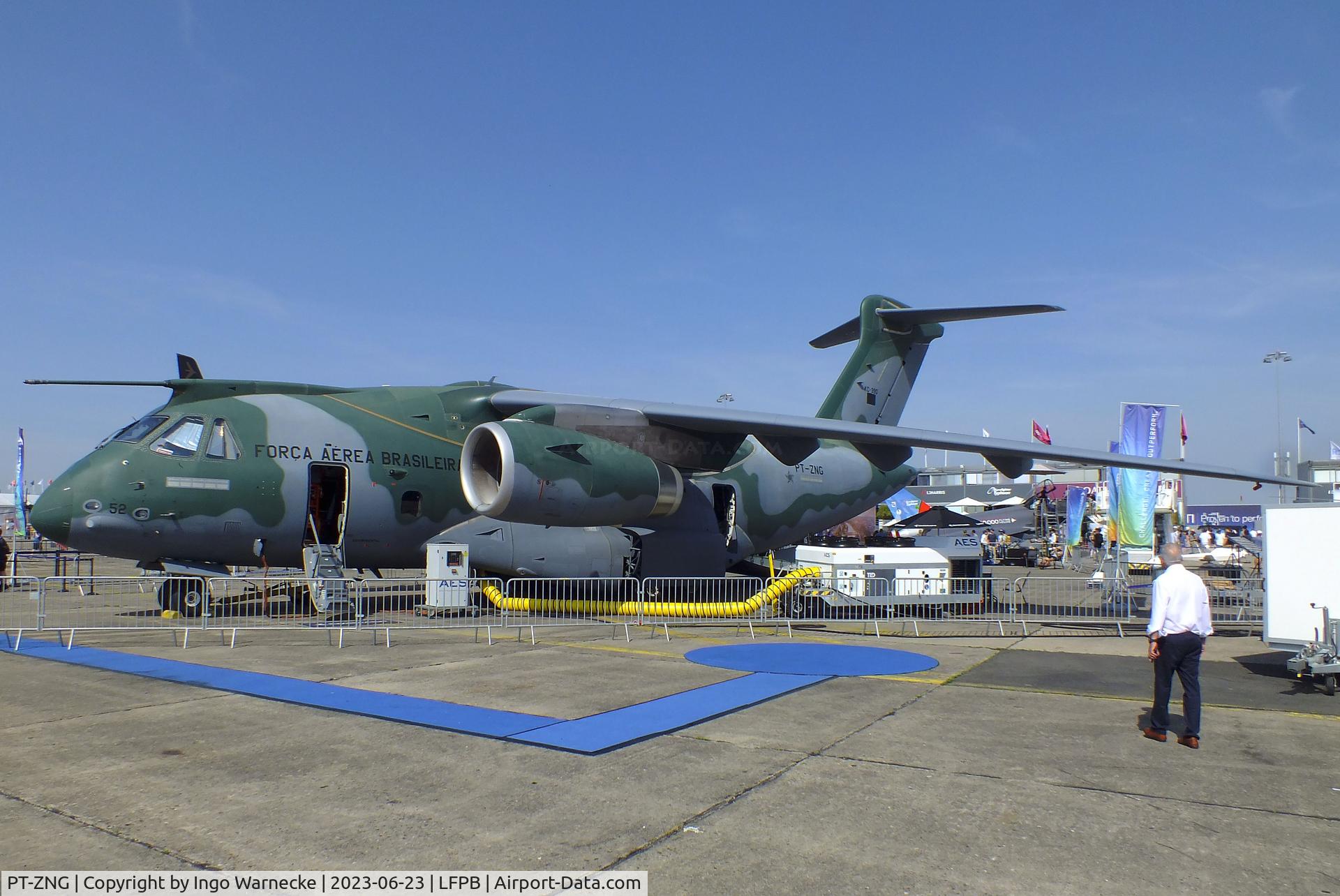 PT-ZNG, 2018 Embraer EMB 390 KC C/N 39000003, EMBRAER KC-390 of the Forca Aerea Brazileira at the Aerosalon 2023, Paris