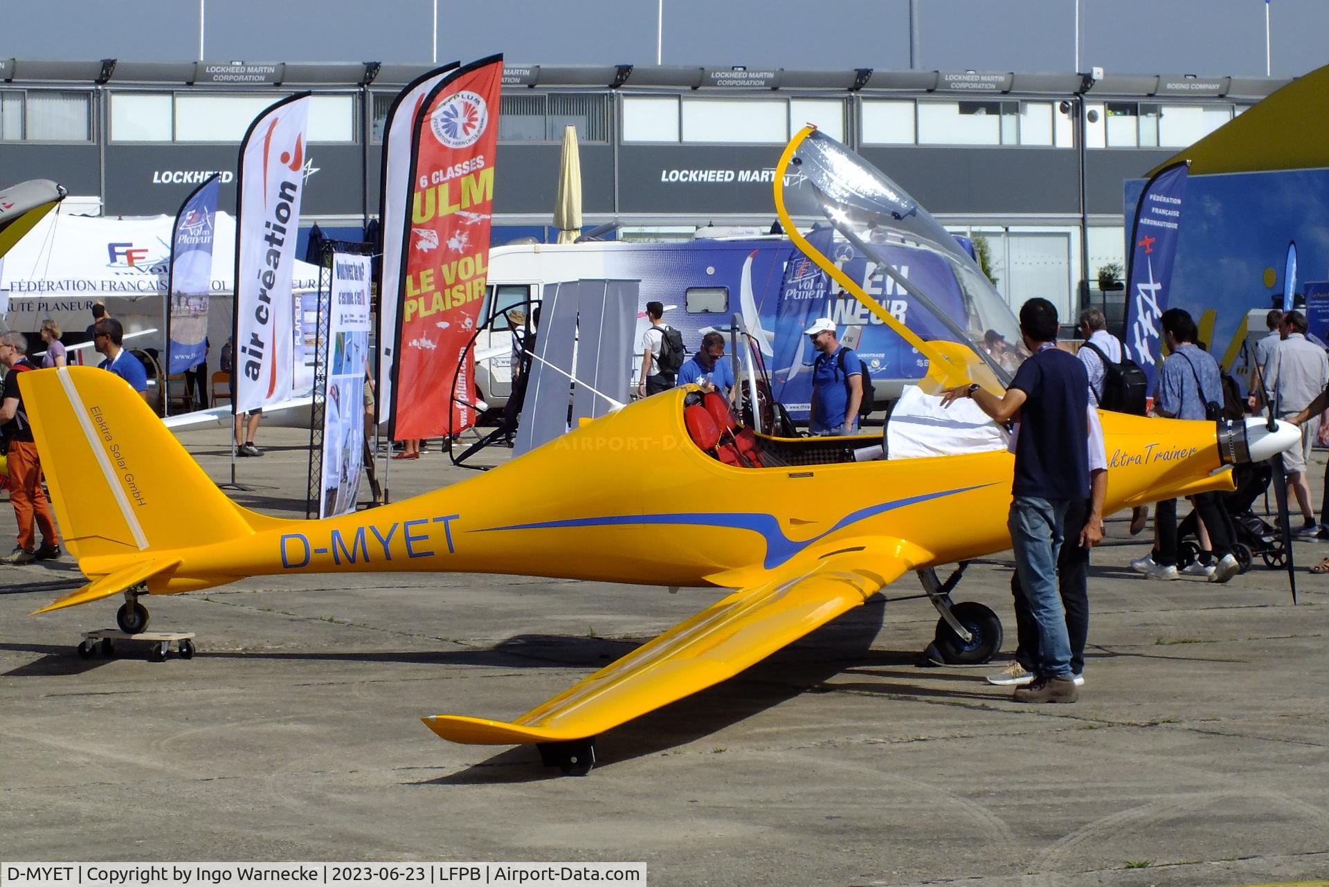 D-MYET, 2022 Elektra Solar Elektra Trainer C/N 001, Elektra Solar Elektra Trainer prototype at the Aerosalon 2023, Paris